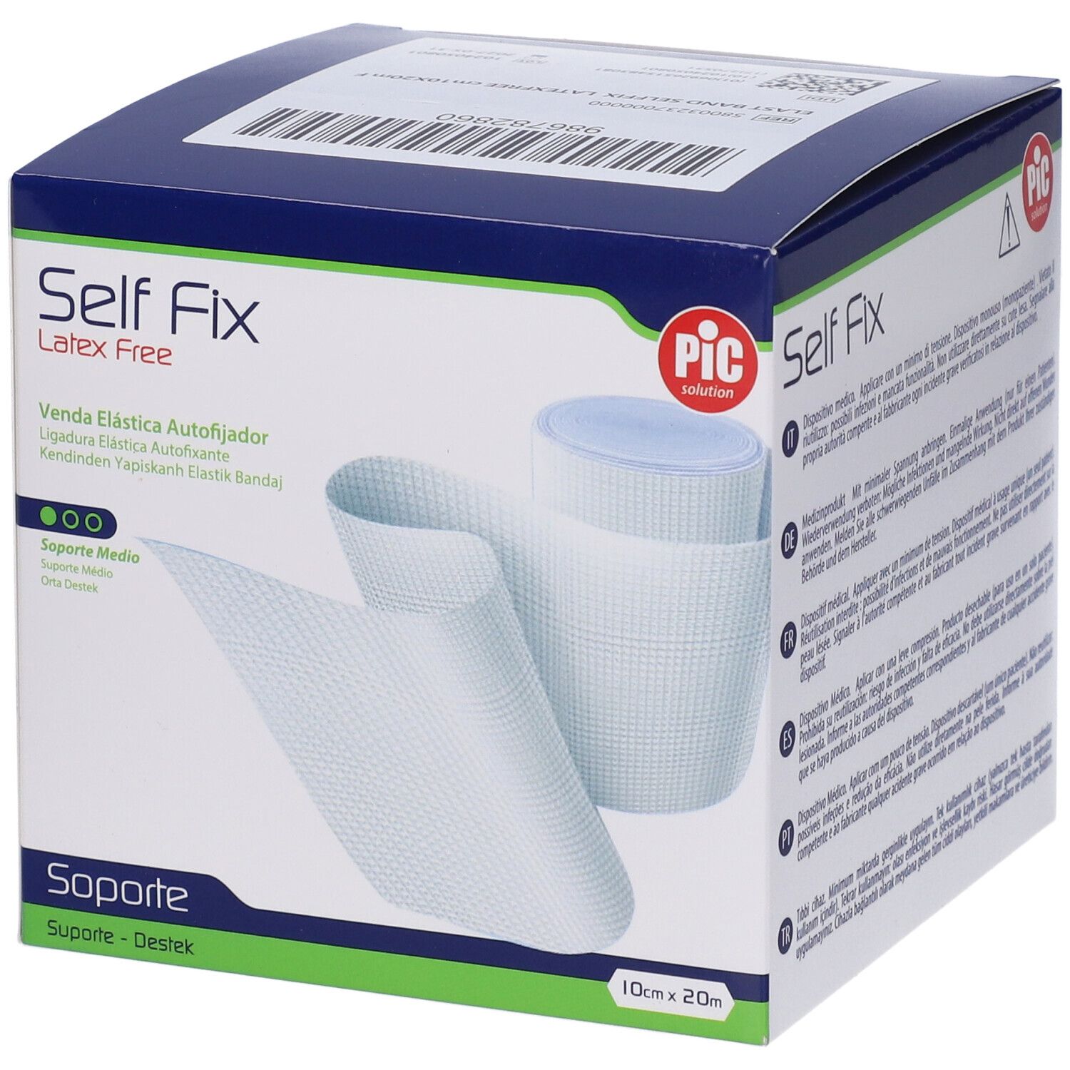 Benda Elastica Pic Selffix Senza Lattice M 20X10 Cm