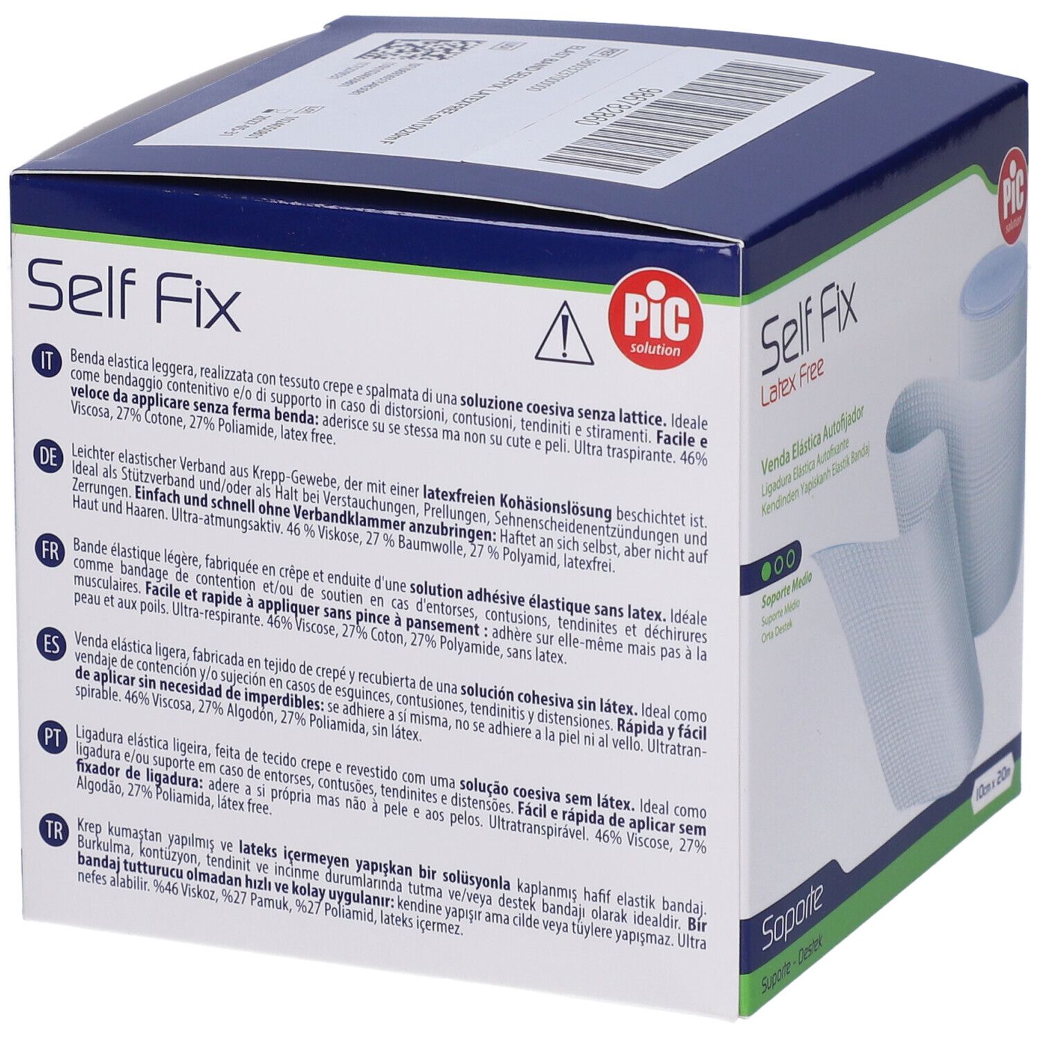 Benda Elastica Pic Selffix Senza Lattice M 20X10 Cm