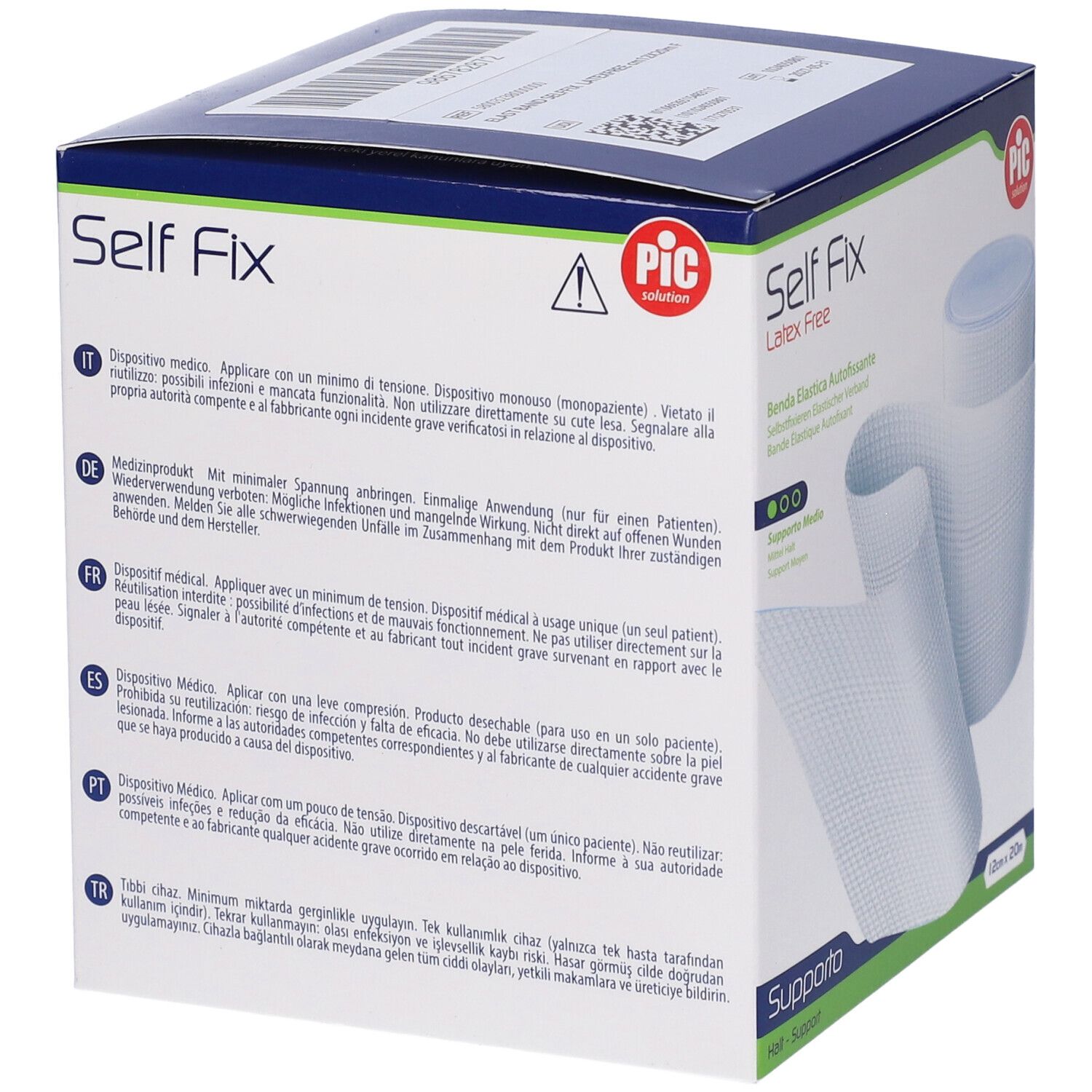 Benda Elastica Pic Selffix Senza Lattice M 20X12 Cm