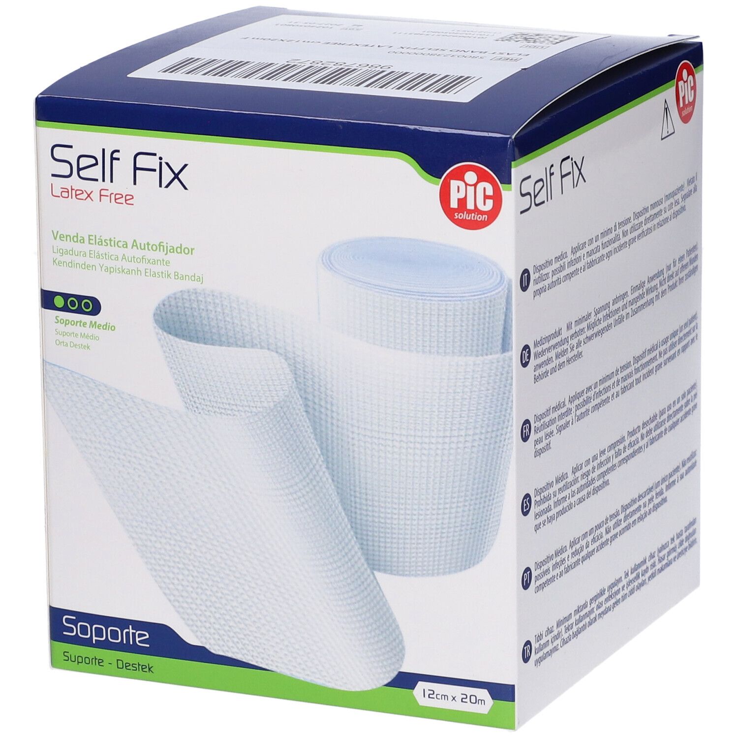 Benda Elastica Pic Selffix Senza Lattice M 20X12 Cm