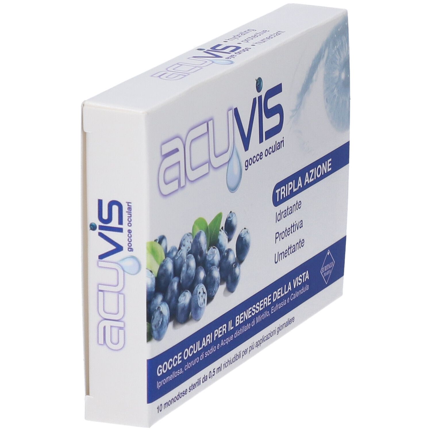 Gocce Oculari Acuvis 10 Flaconcini 0,5 Ml