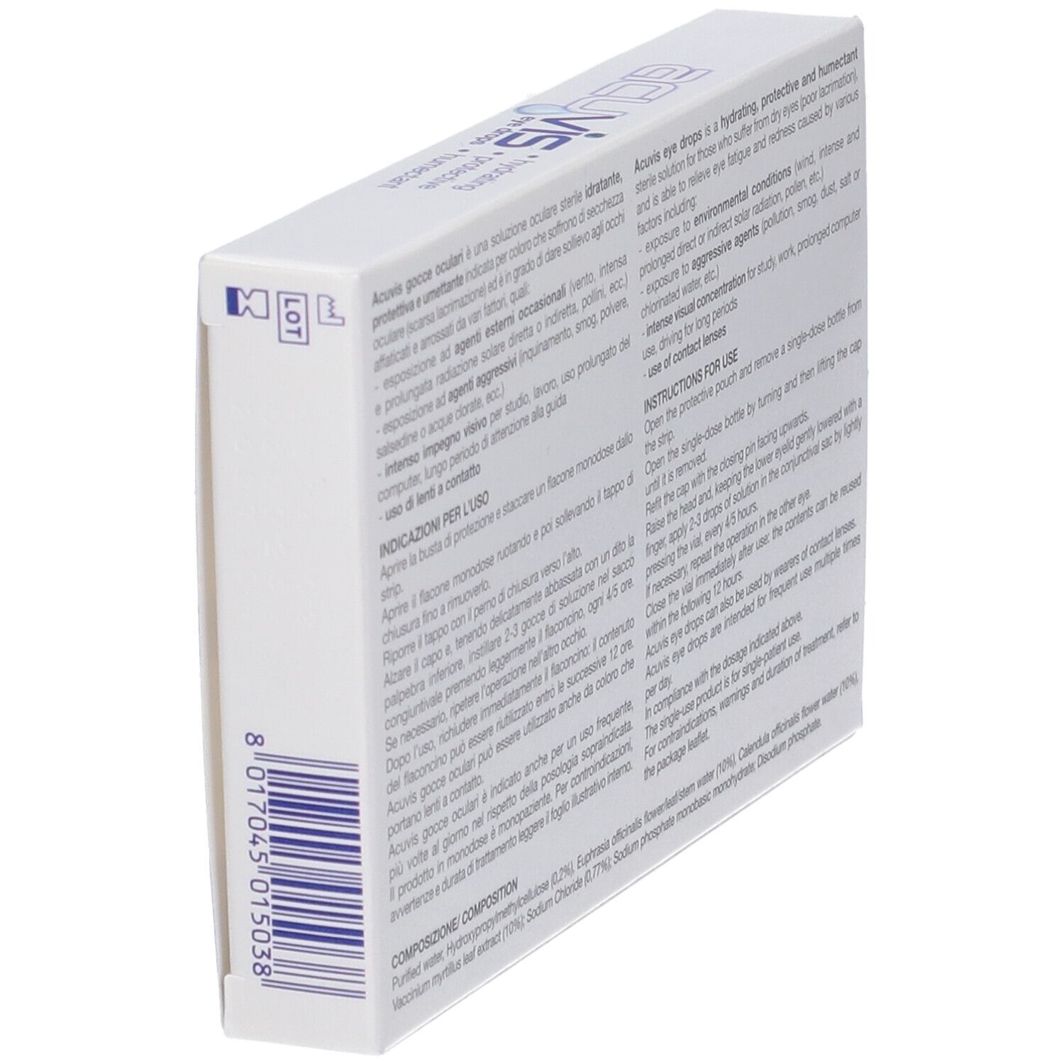 Gocce Oculari Acuvis 10 Flaconcini 0,5 Ml