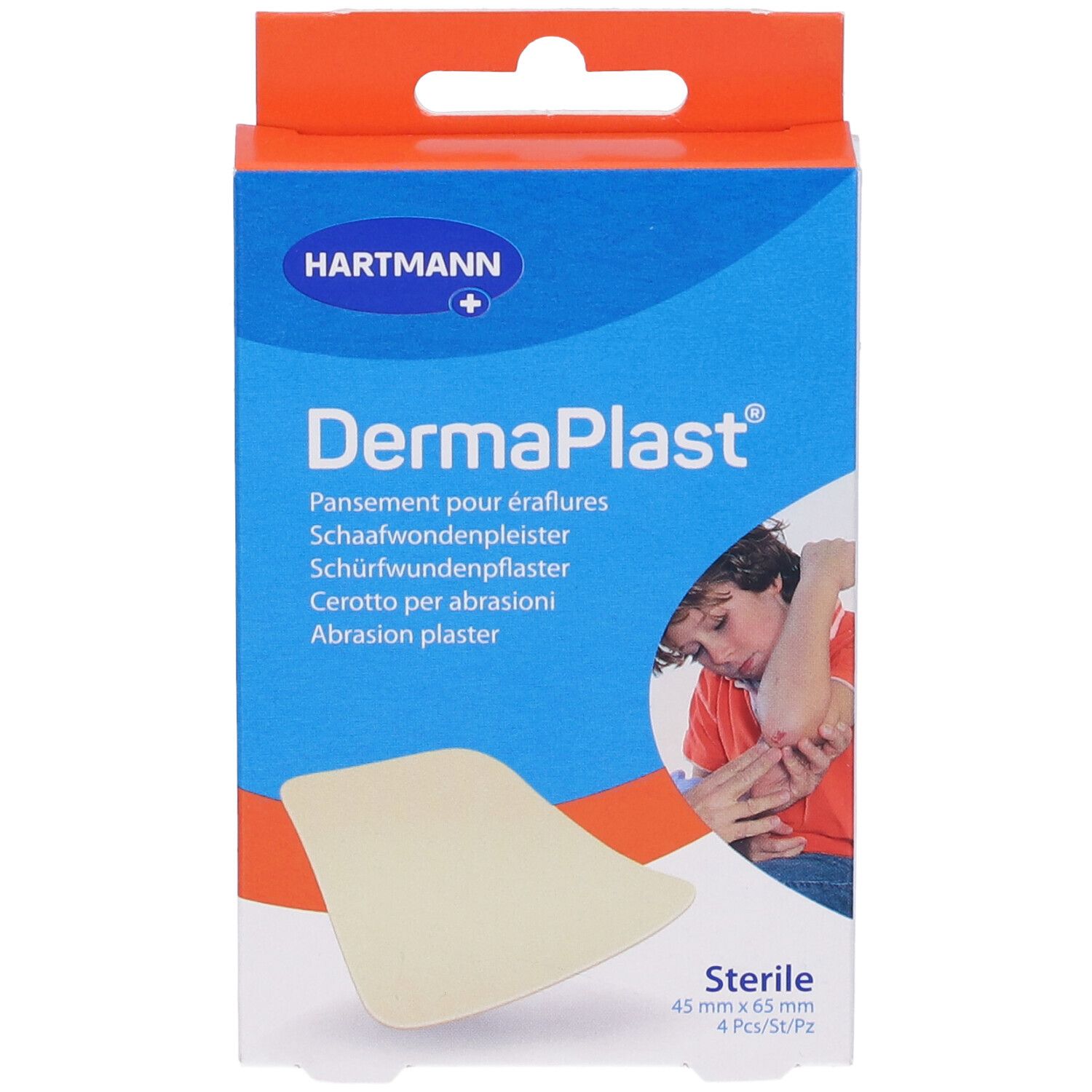 Hartmann DermaPlast® Cerotto per Abrasioni 45mm x 65mm