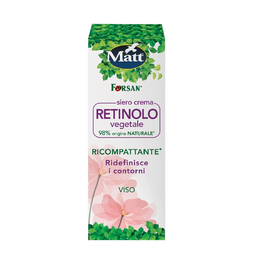 Matt Siero Crema Retinolo Vegetale + GLASS SKIN MASK - Collagen Boost GRATIS