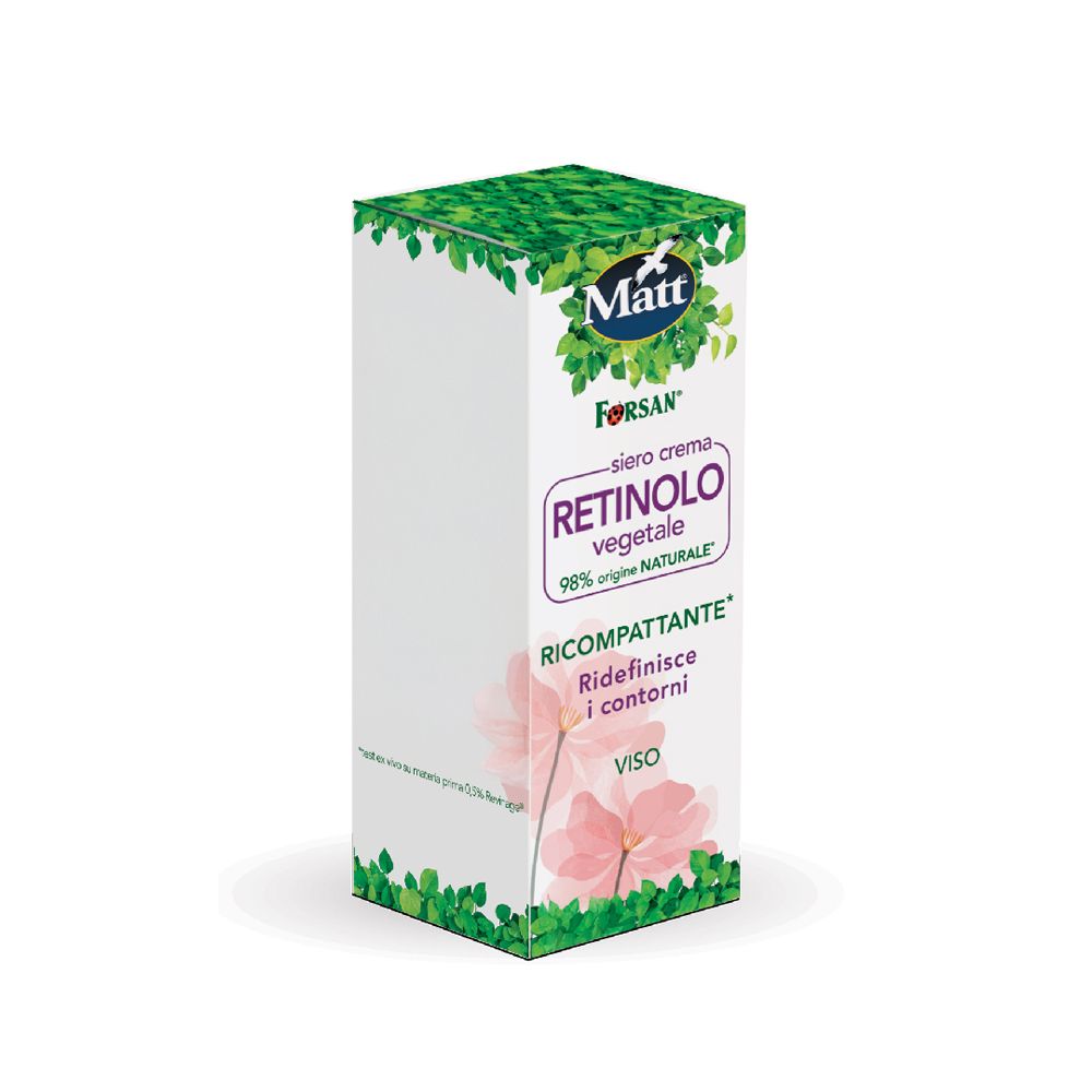 Matt Forsan Retinol Vegetale siero crema viso, 30 ml.