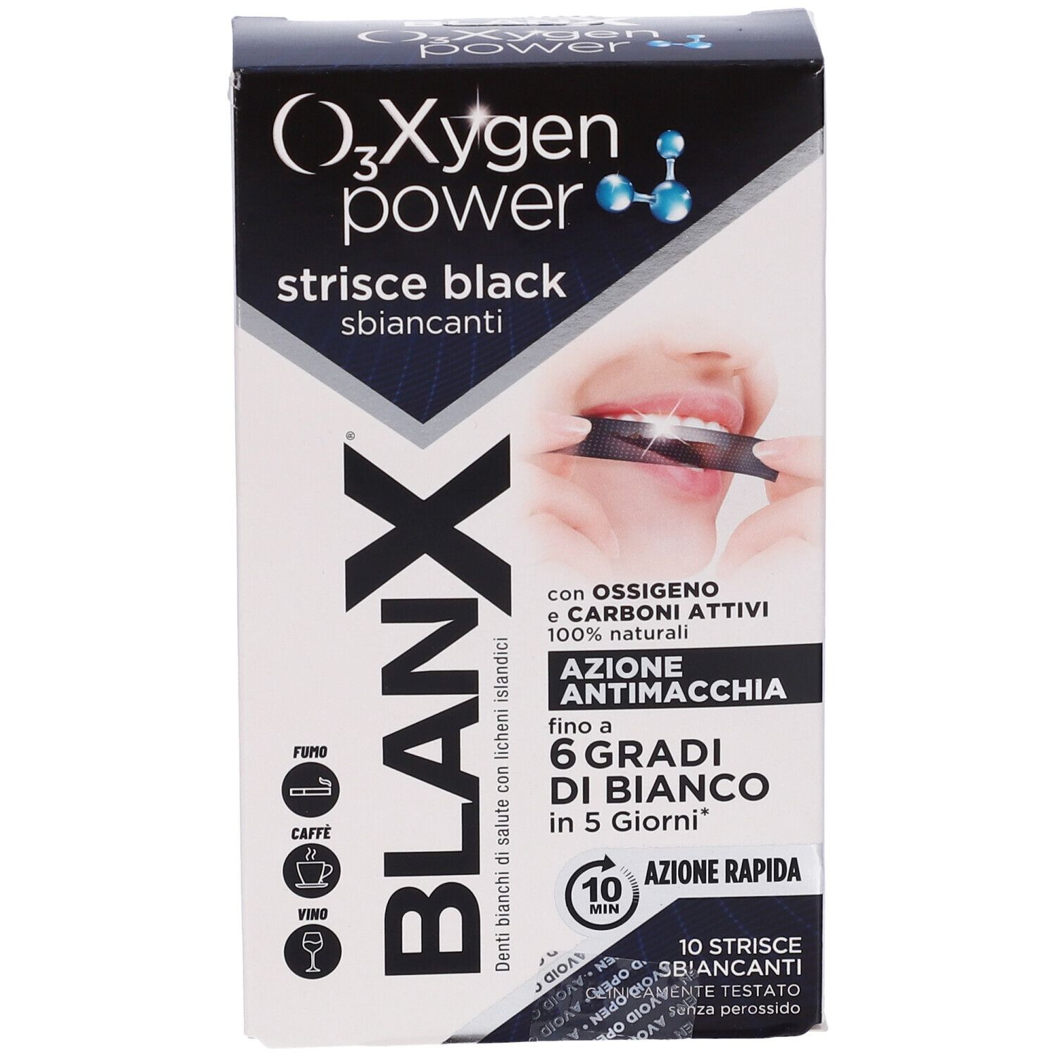 Blanx O3X Strisce Black 5 Pezzi