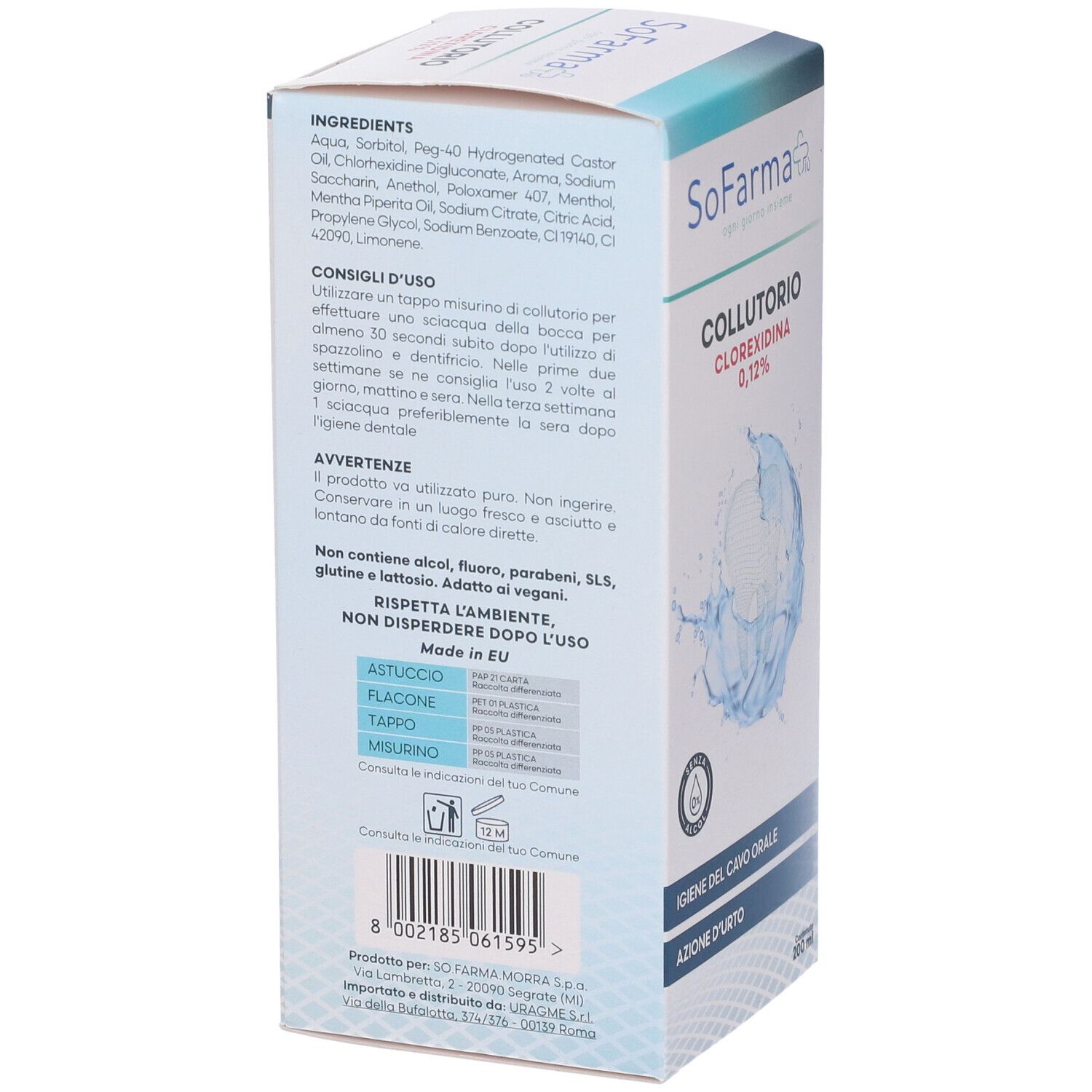 Sofarmapiu' Collutorio Clorex 012