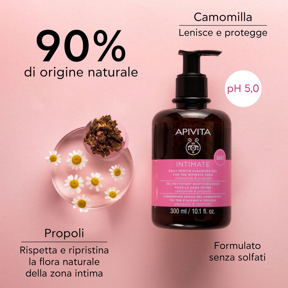 Apivita Intimate Daily Detergente Intimo Delicato Uso Quotidiano