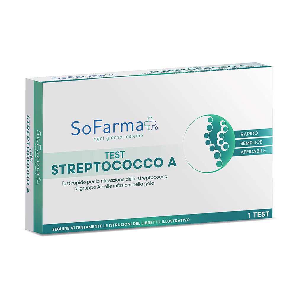 Sofarmapiu' Test Rapido Autodiagnostico Streptococco A
