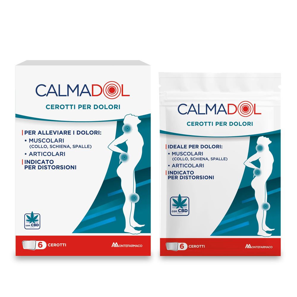 Calmadol Cerotti per Dolori 6 Pezzi con CBD