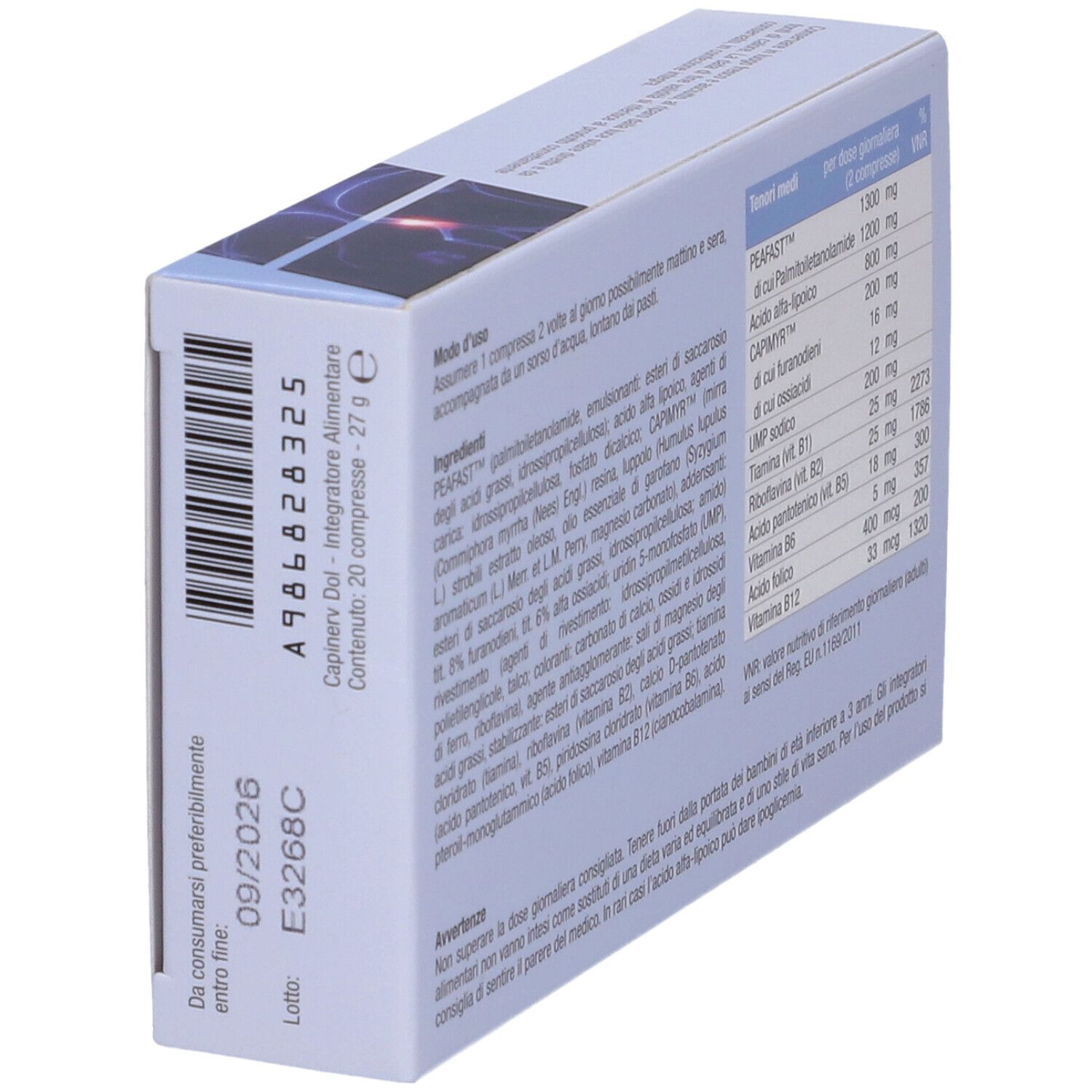 CAPINERV DOL 20CPR GASTROPROT