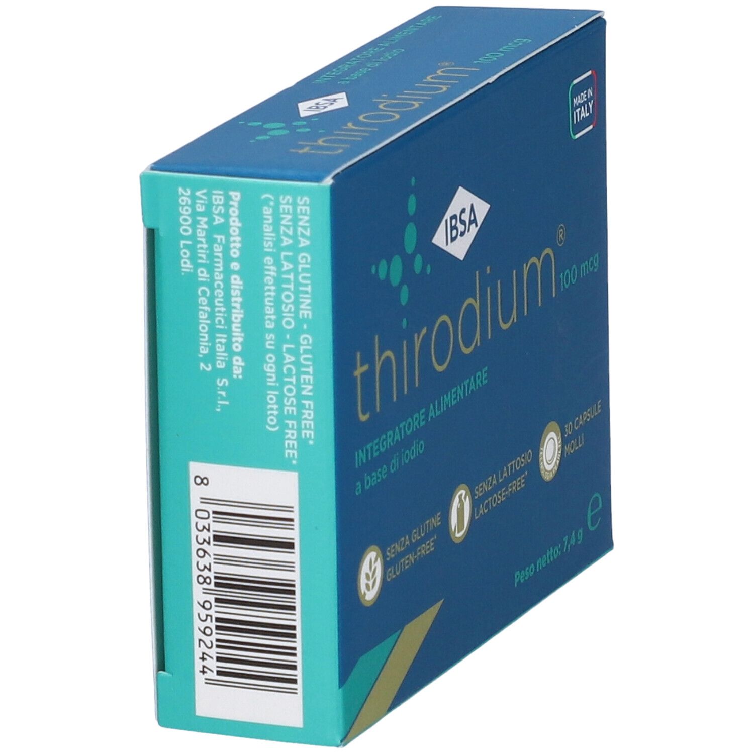Thirodium 100Mcg 30 Capsule Molli