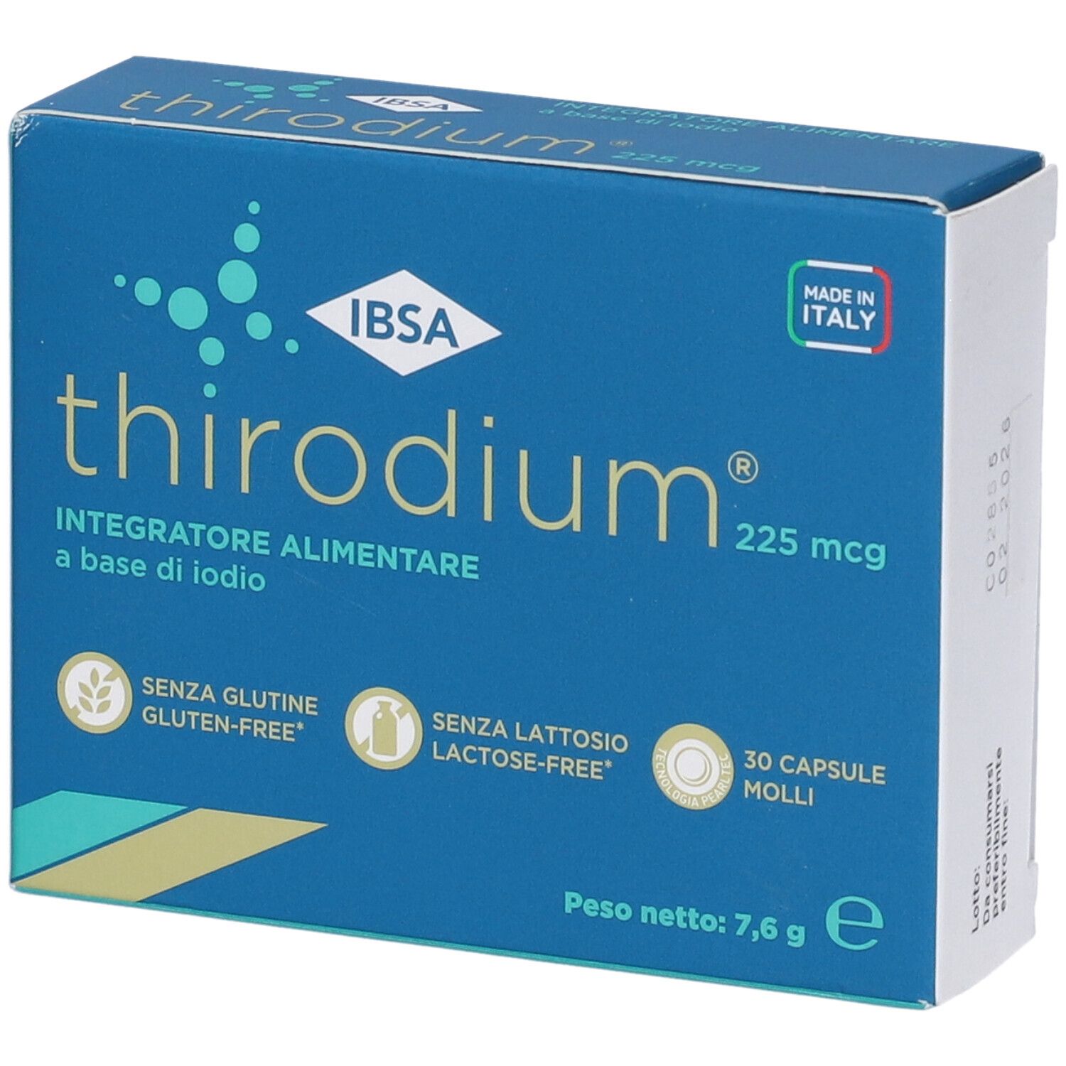 Thirodium 225Mcg 30 Capsule Molli