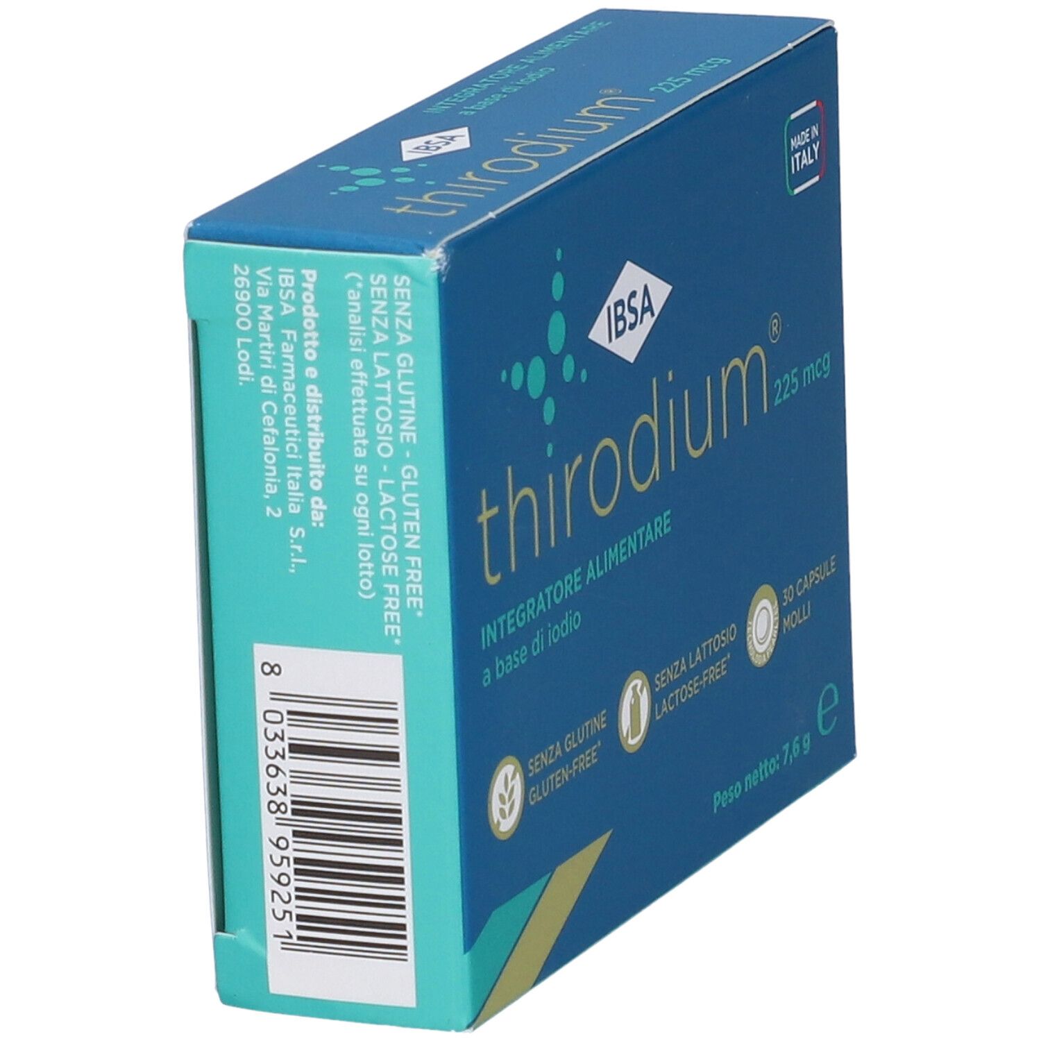 Thirodium 225Mcg 30 Capsule Molli