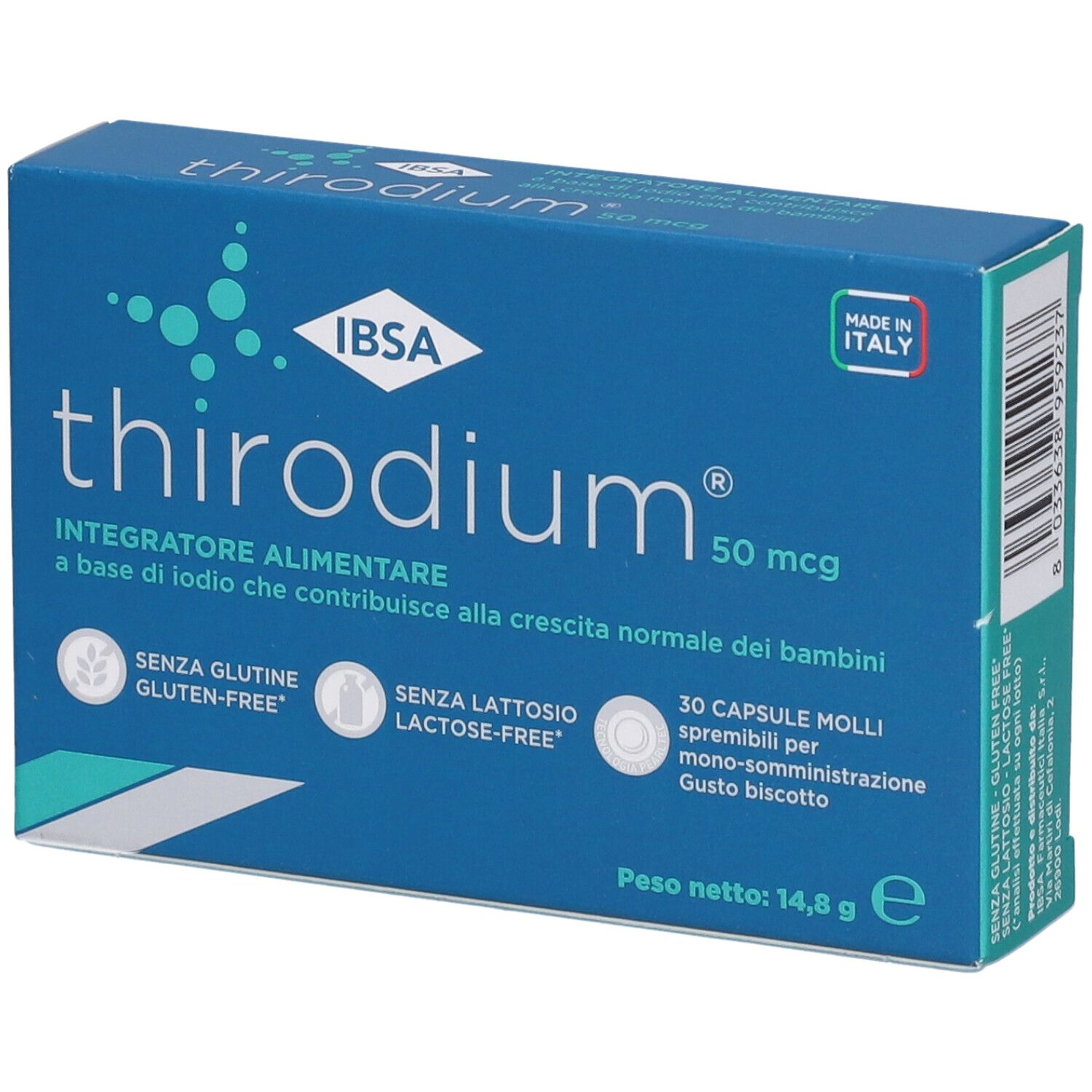 Thirodium 50Mcg 30 Capsule Molli Nuova Formulazione