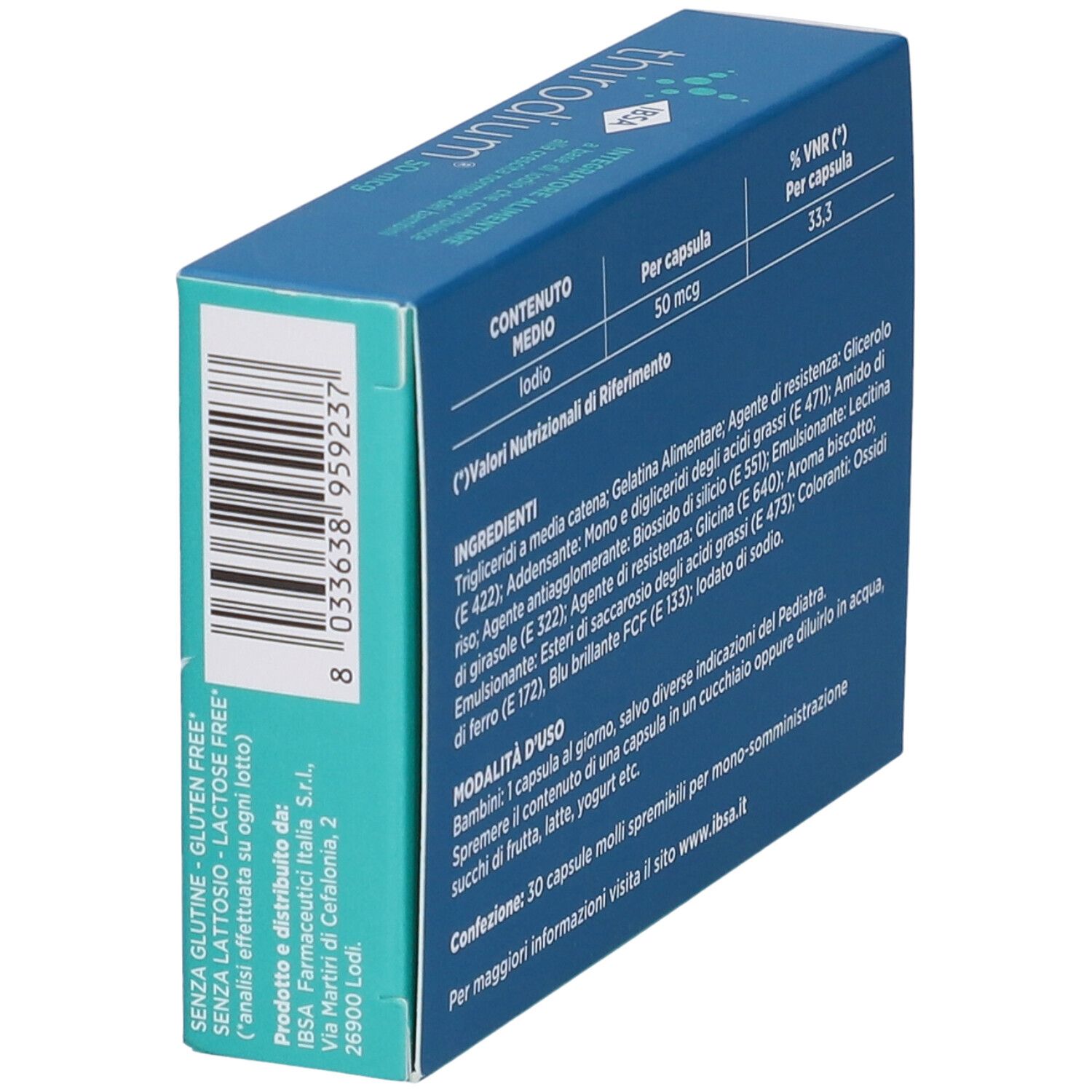 Thirodium 50Mcg 30 Capsule Molli Nuova Formulazione