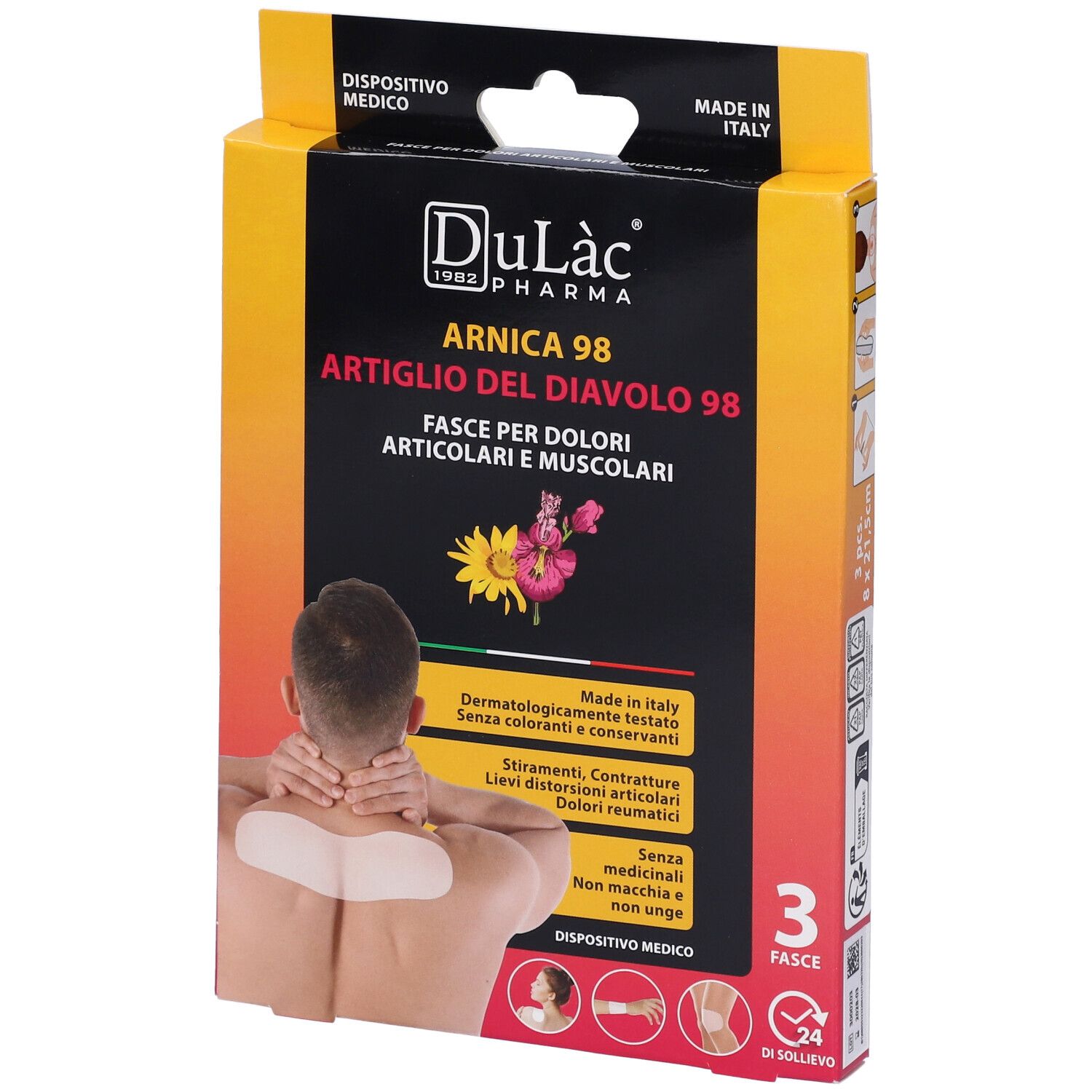 Dulàc Arnica 98 Fasce per Dolori Muscolari Articolari