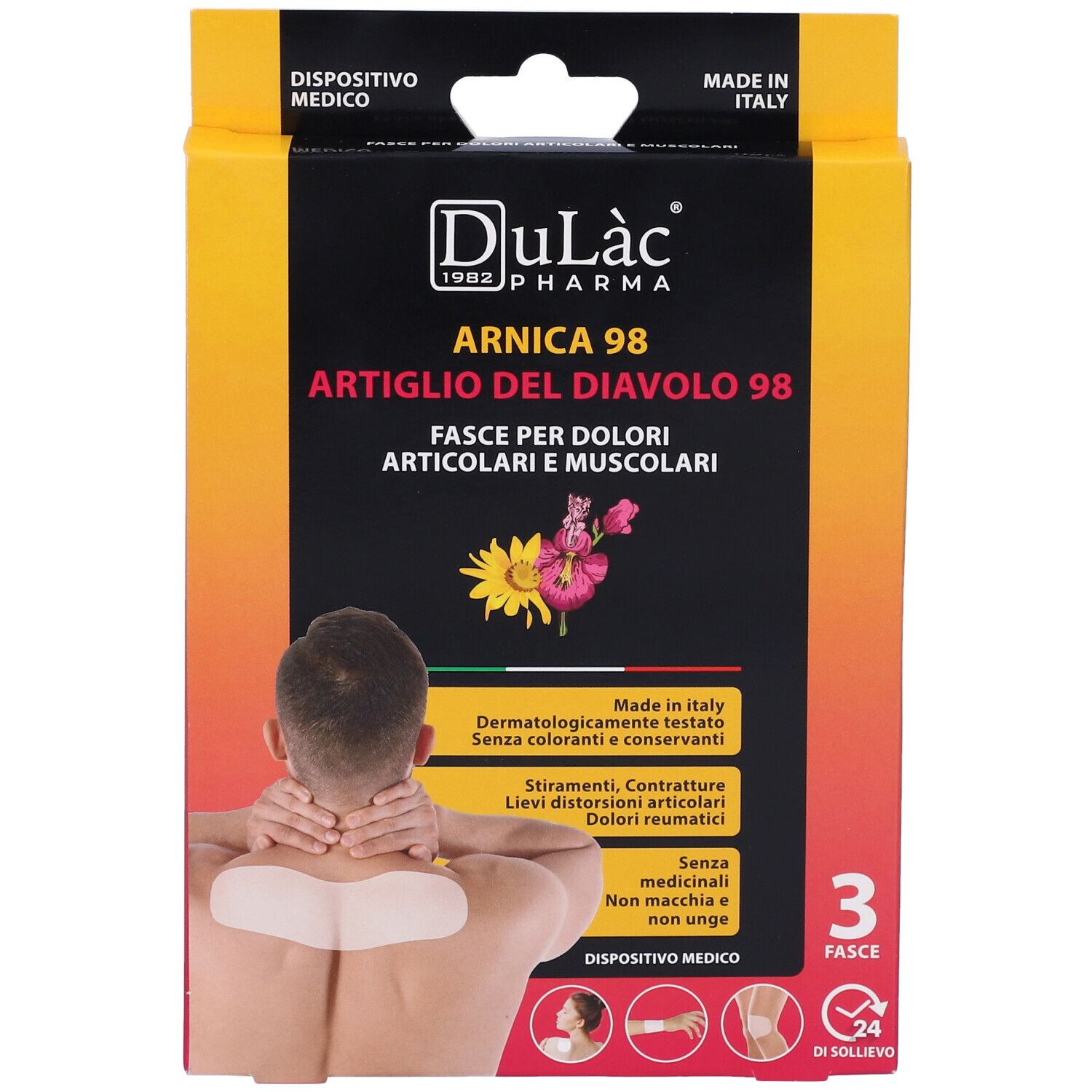 Dulàc Arnica 98 Fasce per Dolori Muscolari Articolari