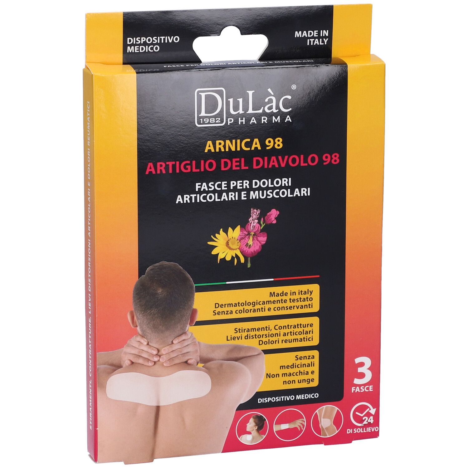 Dulàc Arnica 98 Fasce per Dolori Muscolari Articolari