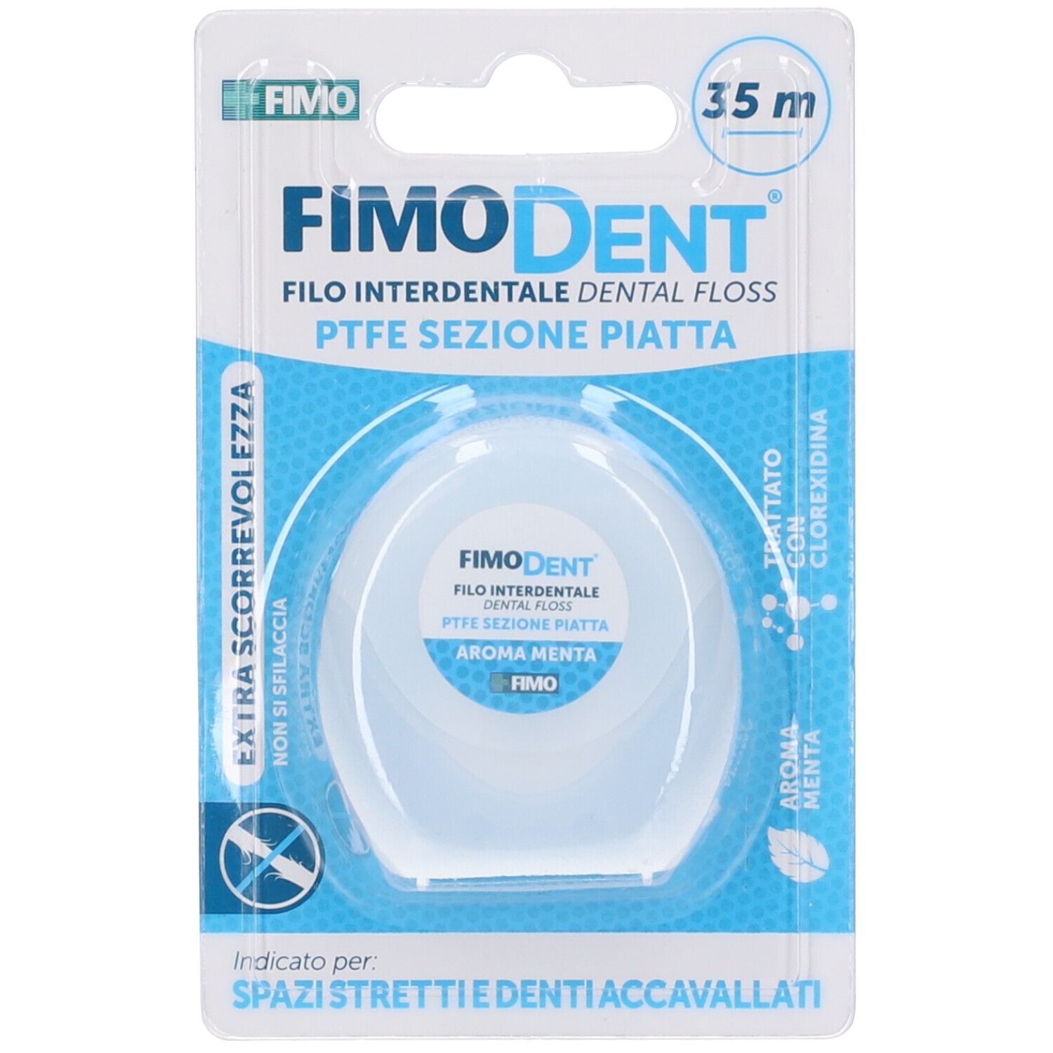 Fimodent Filo Interdentale Ptfe Piatto 35M
