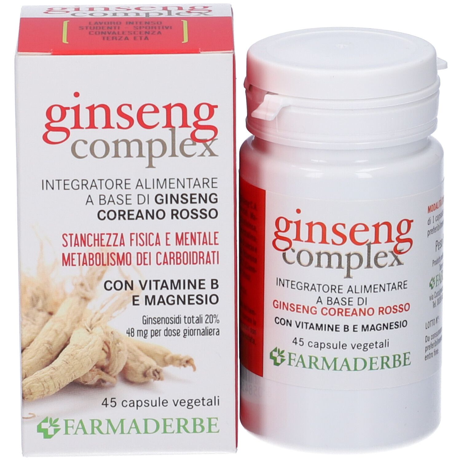 Ginseng Complex 45 Capsule Vegetali