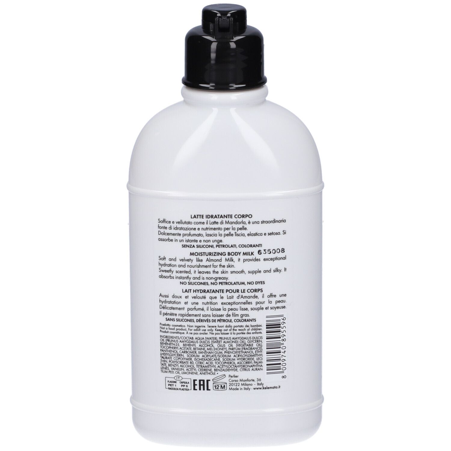 Perlier Body Milk Latte corpo idratante, 500 ml.