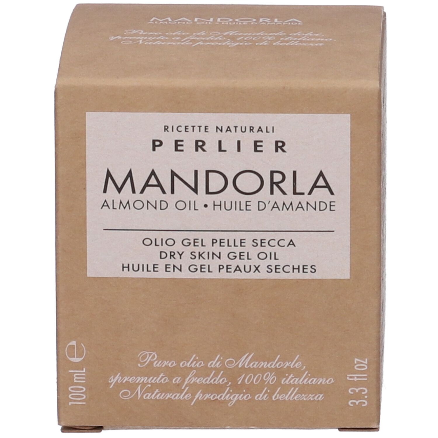 Confezione Perlier Mandorla Olio di Mandorle Olio Gel Pelli Secche, 100ml.