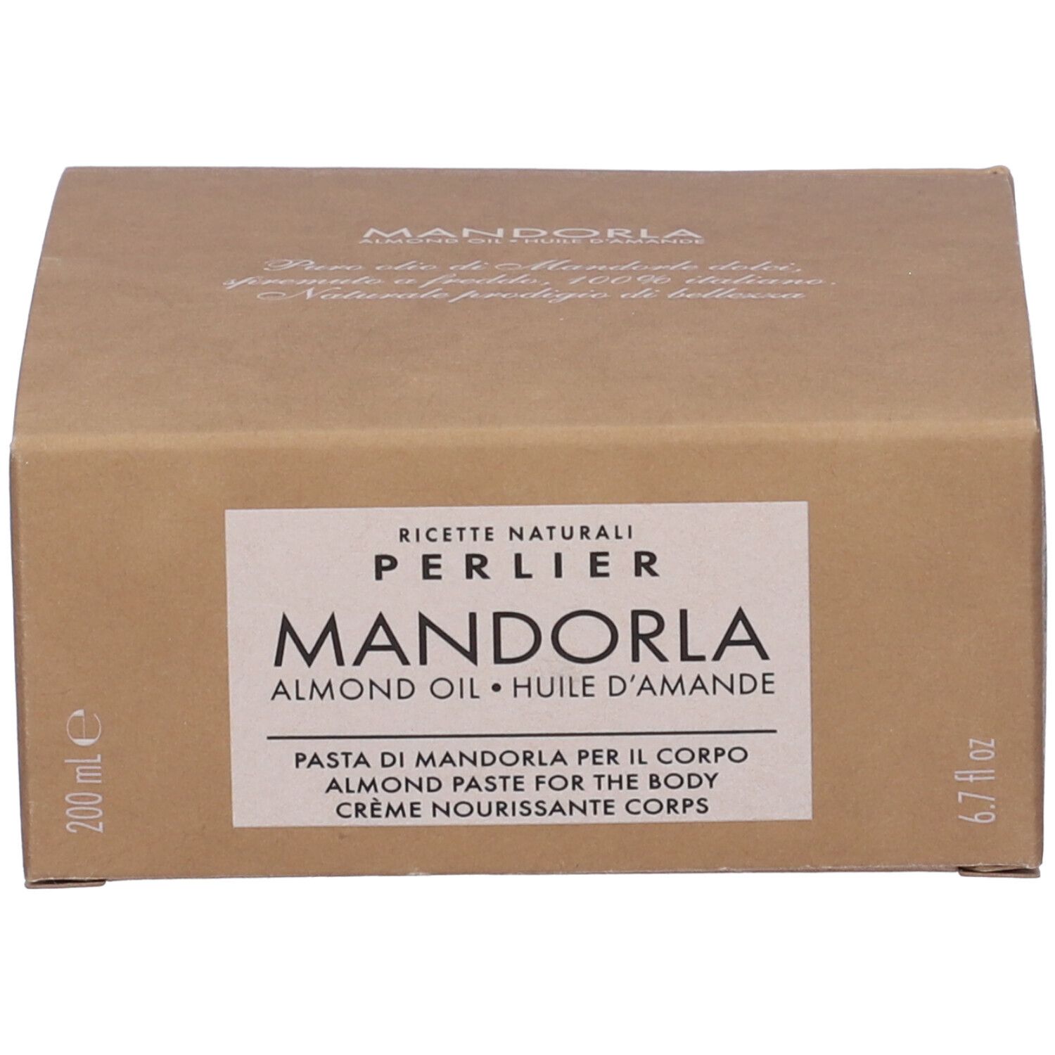 Confezione Perlier Mandorla Pasta per il corpo, 200 ml.