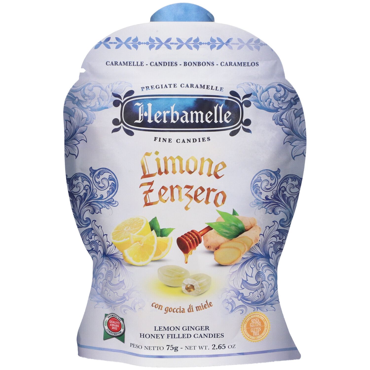 Herbamelle Limone e Zenzero Caramelle