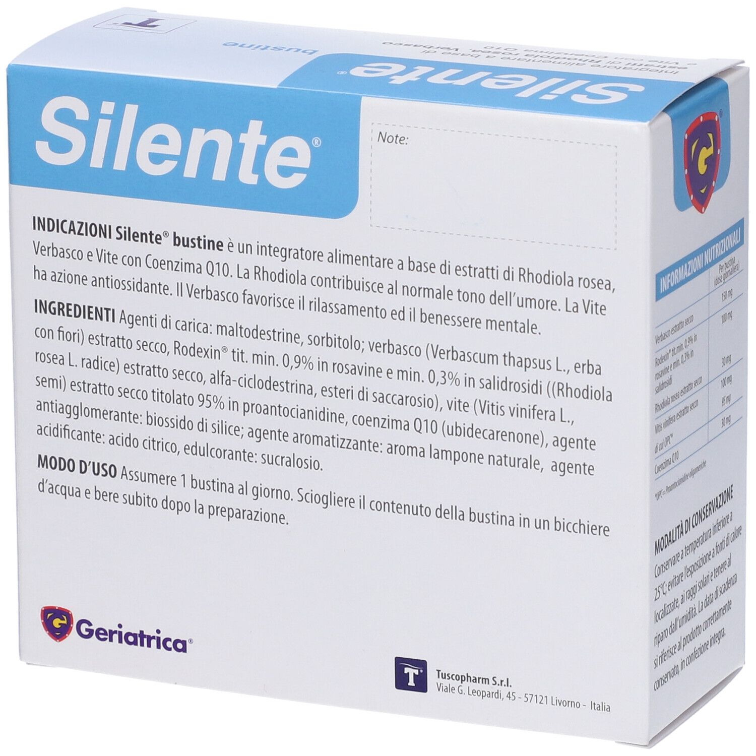 Silente 20 Bustine Da 4,5 G