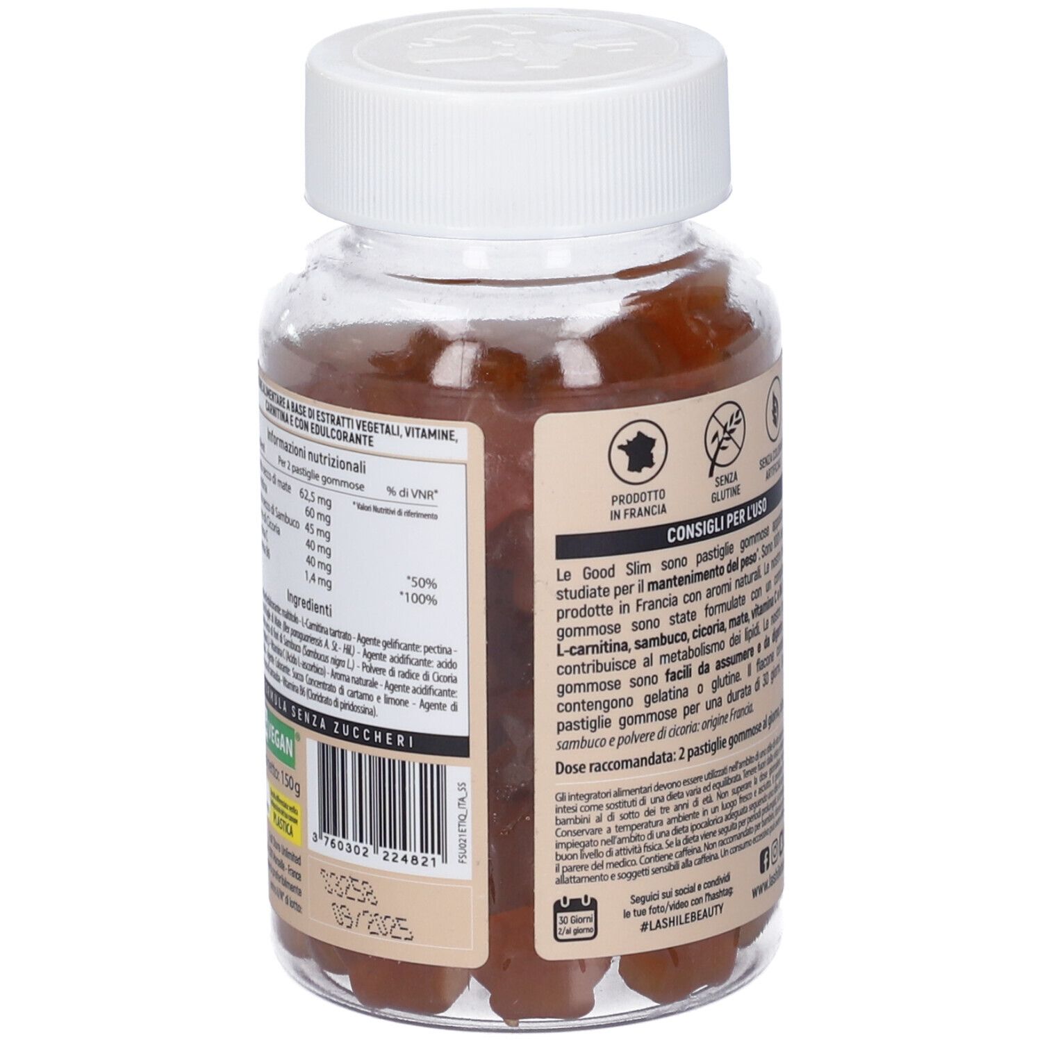 Lashile' Good Slim Senza Zuccheri 60 Gummies