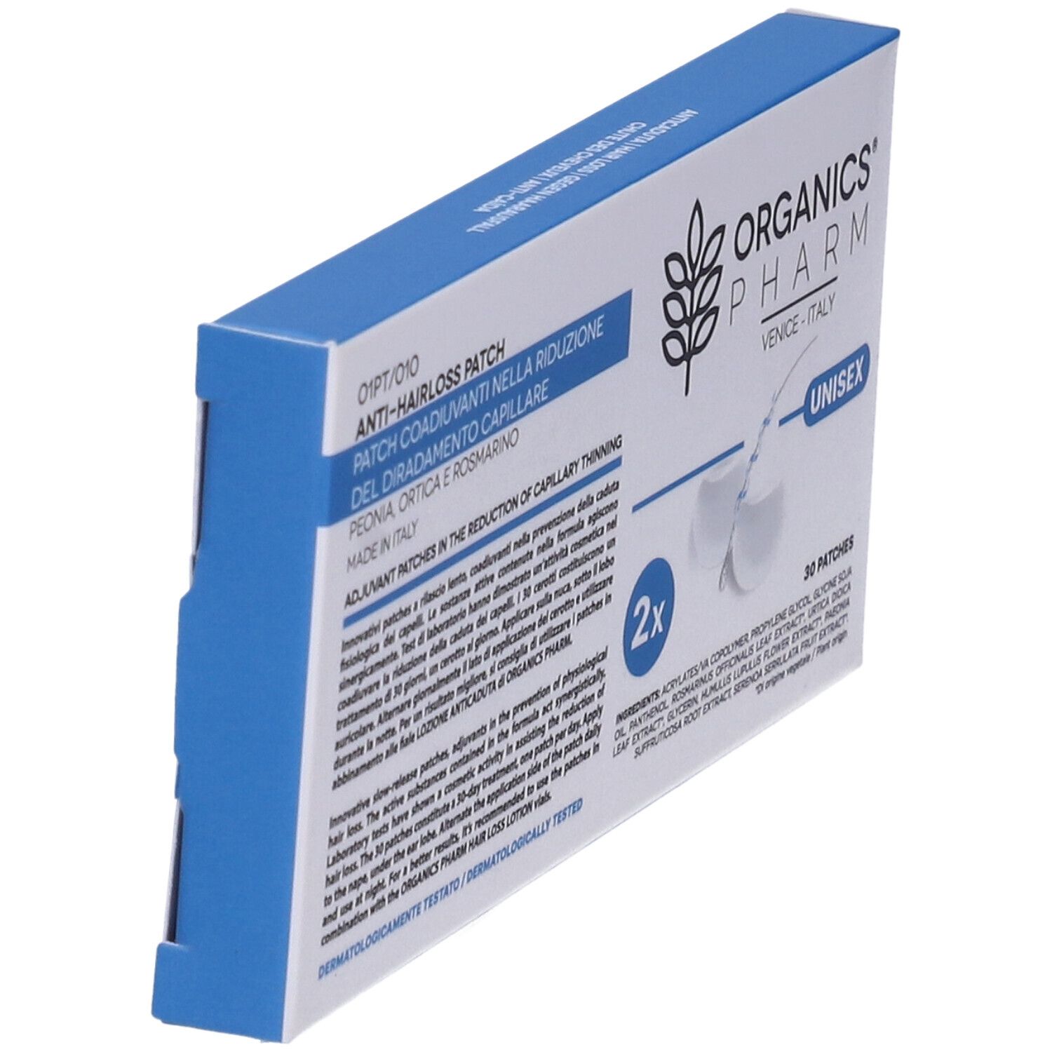 Organics Pharm Anti Hairloss Patch 30 Pezzi