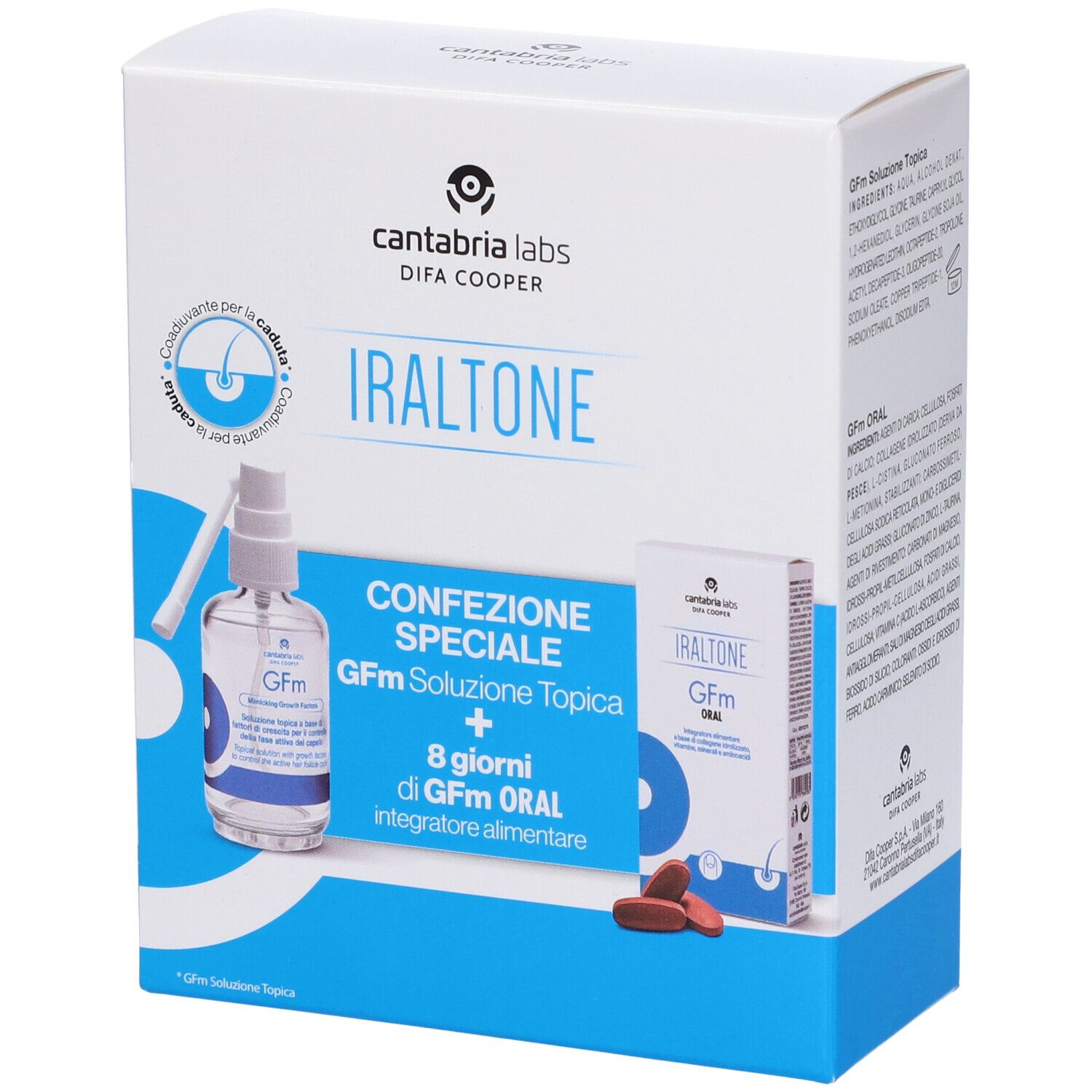 Iraltone Gfm Soluzione Topica + Gfm Oral Compresse
