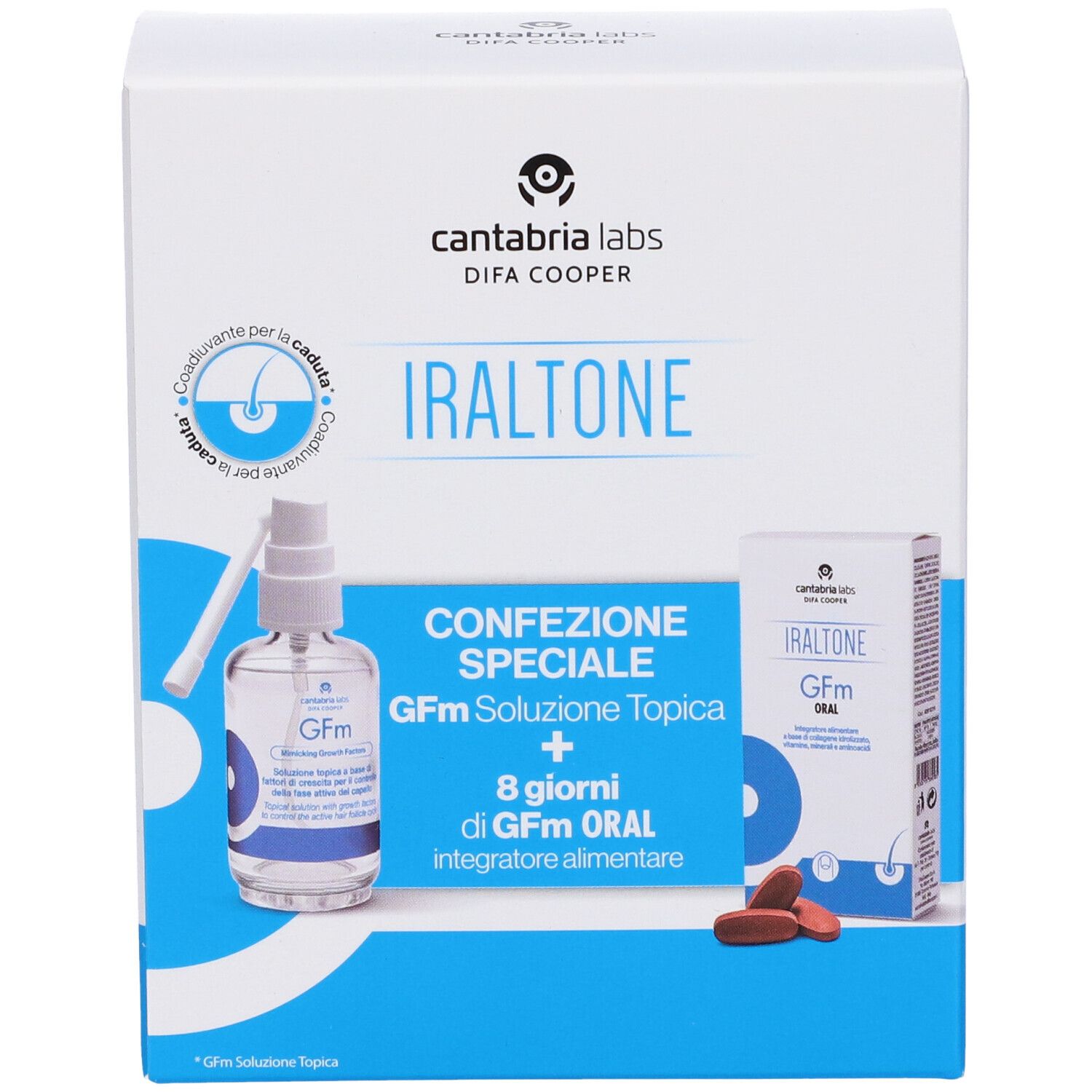 Iraltone Gfm Soluzione Topica + Gfm Oral Compresse