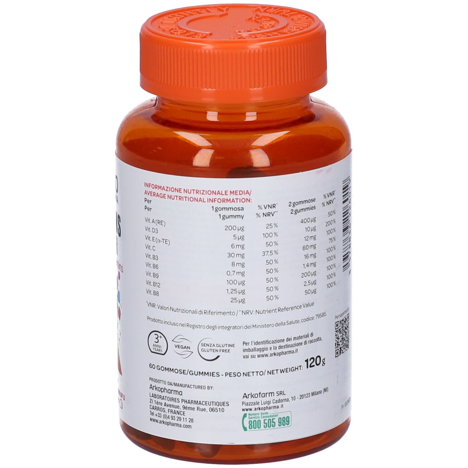 Arko Pharma Vitamins Junior Caramelle