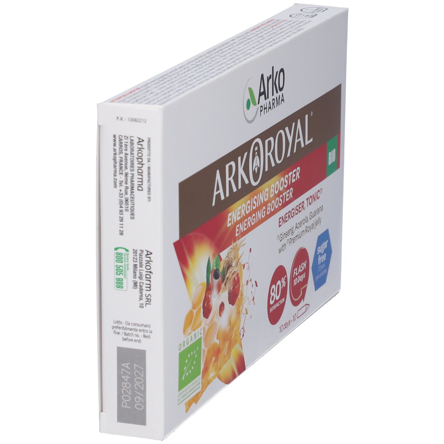 Arkoroyal Energing Booster Bio 10 Flaconcini Da 15 Ml