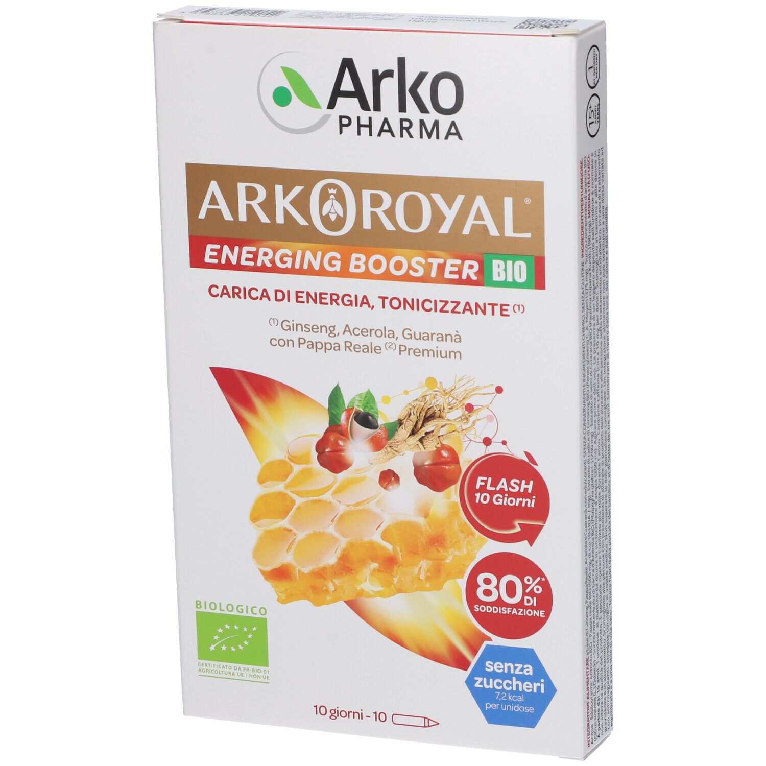 Arkoroyal Energing Booster Bio 10 Flaconcini Da 15 Ml