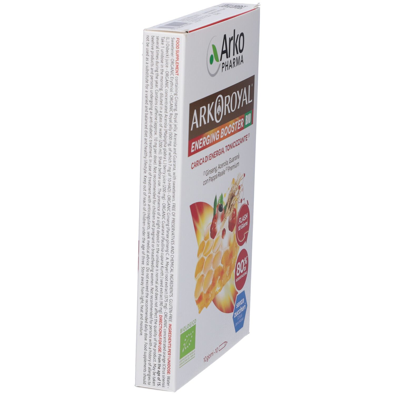 Arkoroyal Energing Booster Bio 10 Flaconcini Da 15 Ml