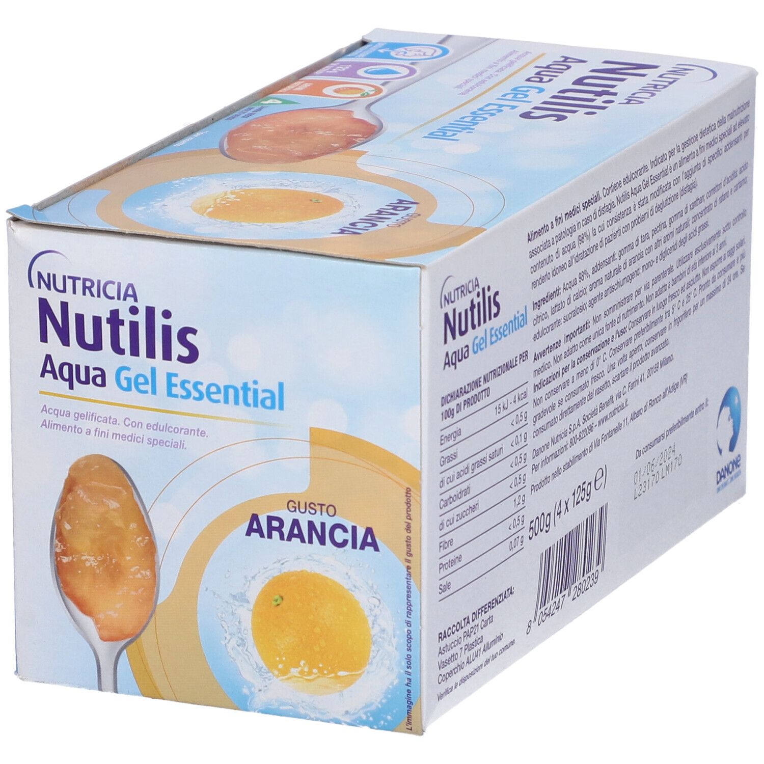 Nutricia Nutilis Aqua Gel Essentual Arancia