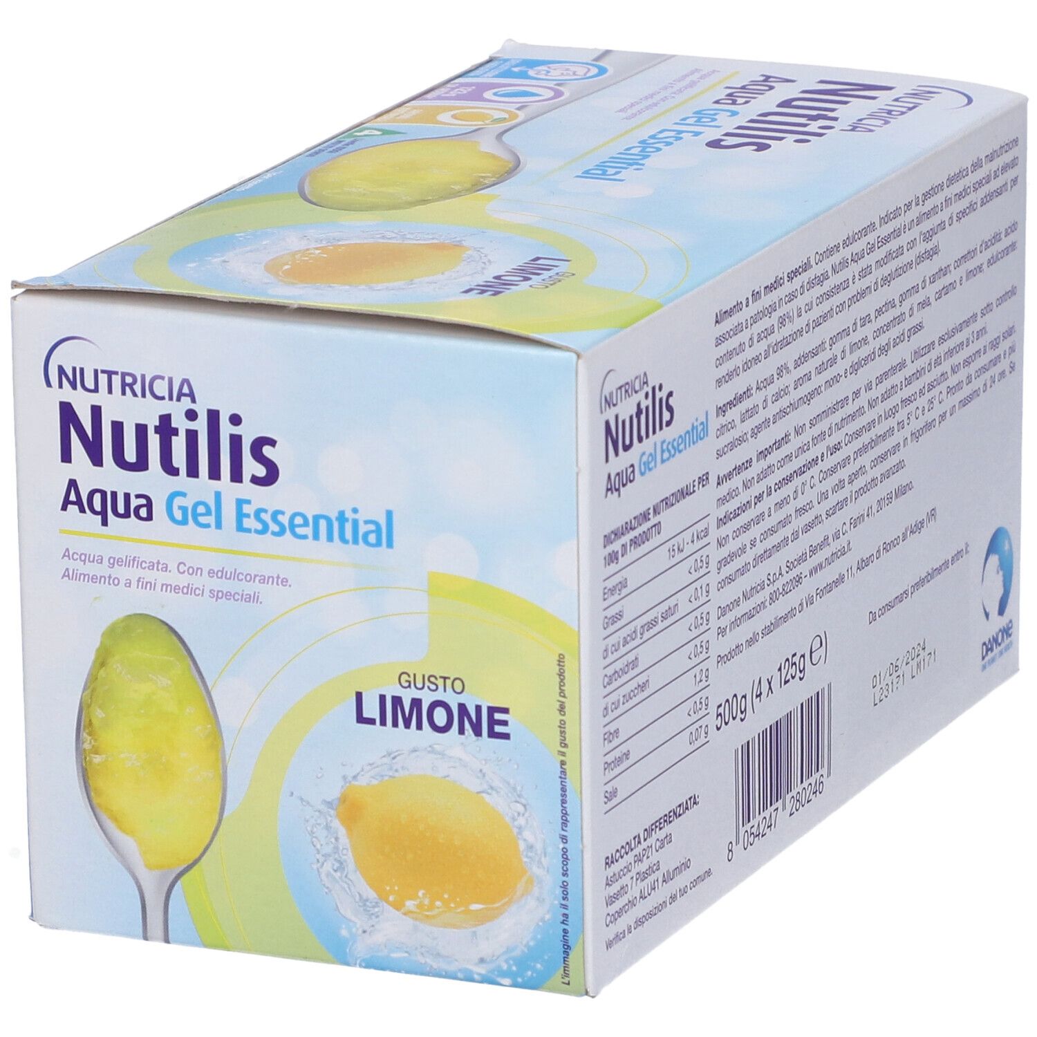 Nutricia Nutilis Aqua Gel Essentual Limone