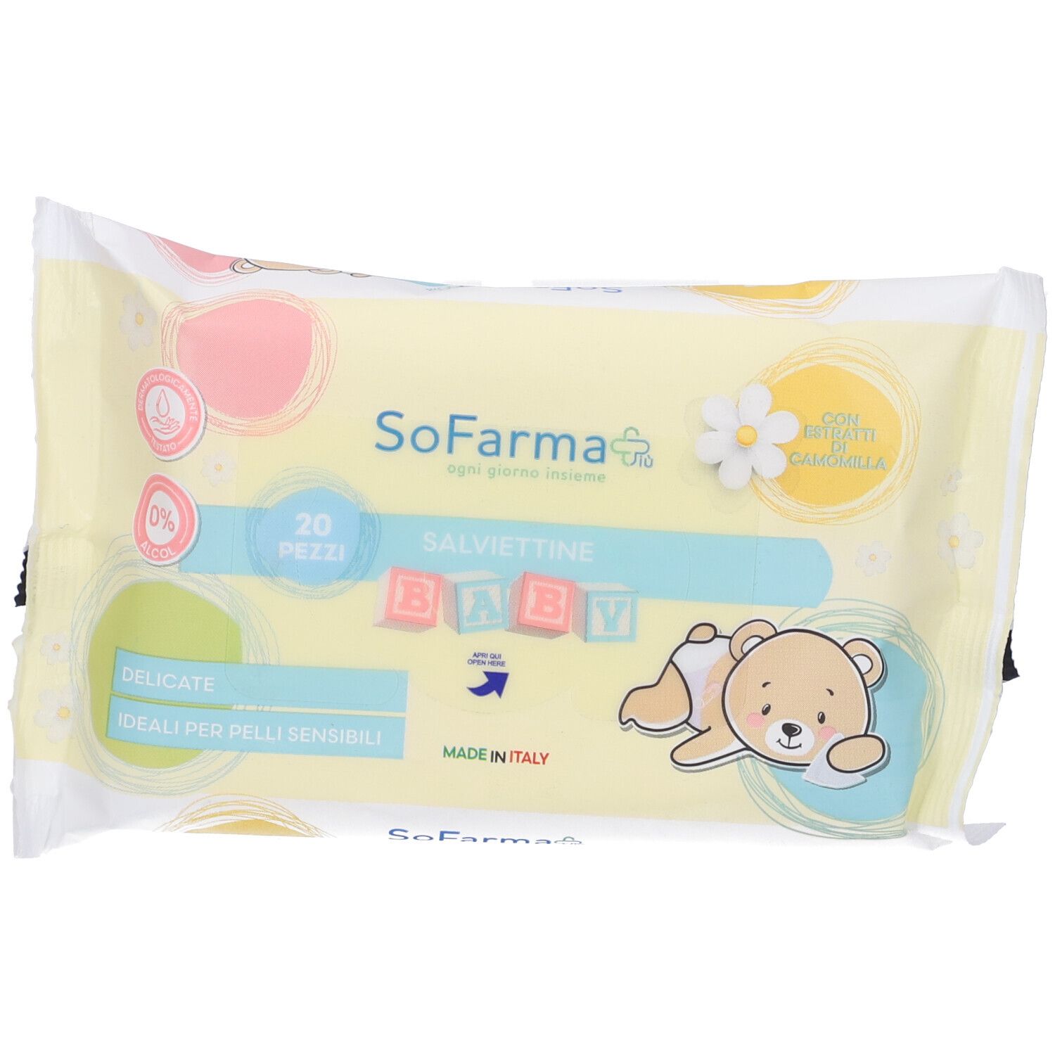 Sofarmapiu' Salviettine Baby Camomilla