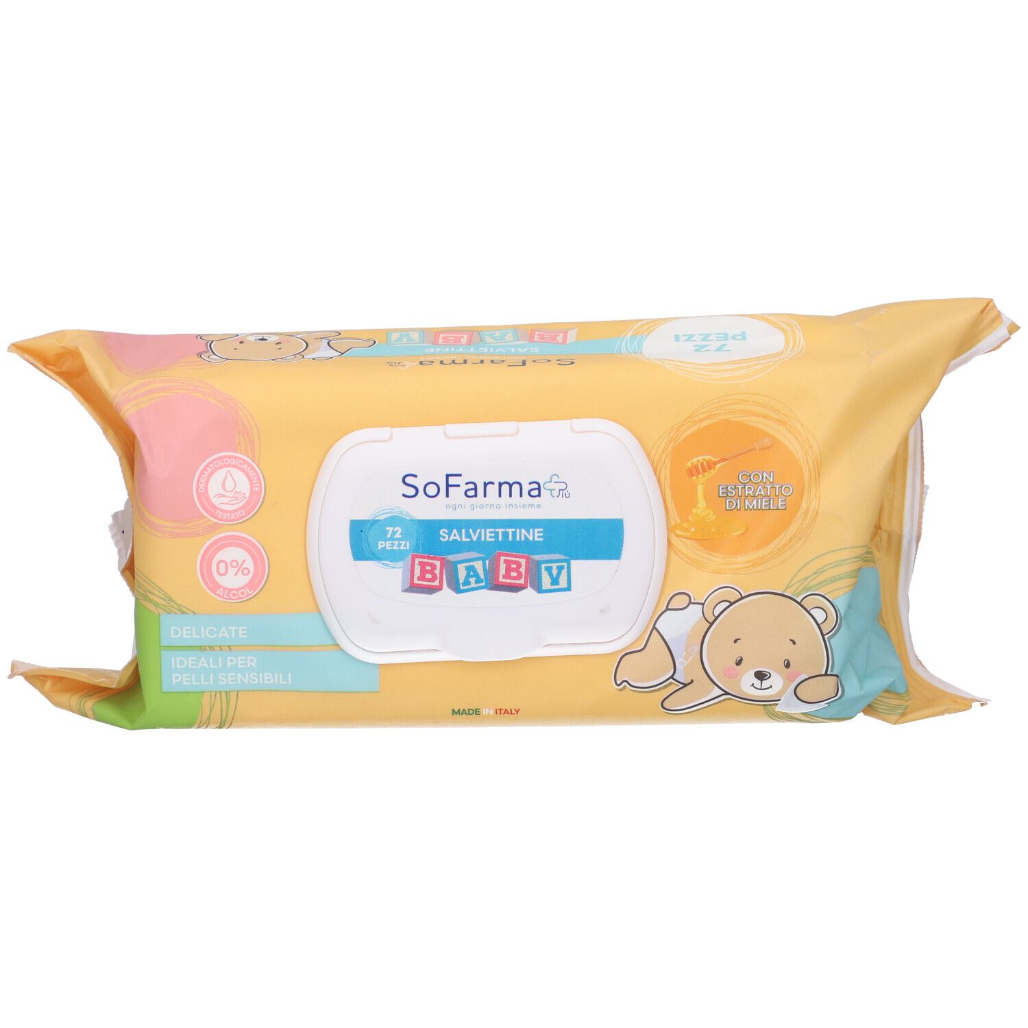 Sofarmapiu' Salviettine Baby Miele