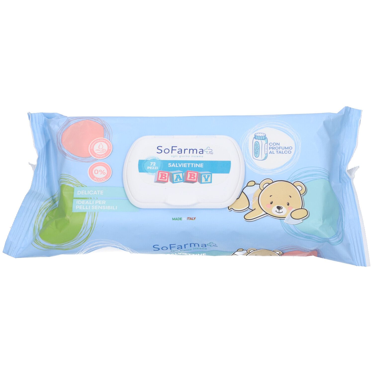 Sofarmapiu' Salviettine Baby Talco