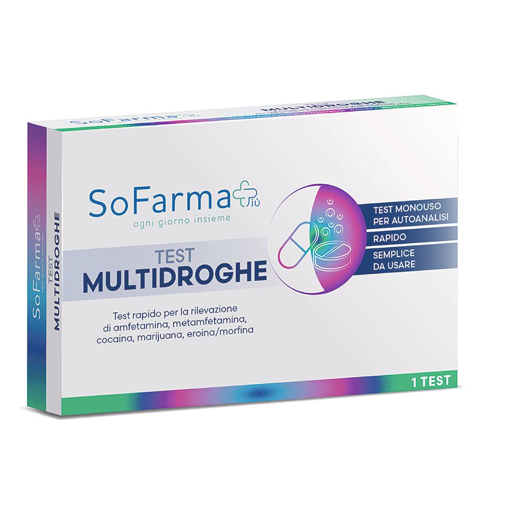 Sofarmapiu' Test Autodiagnostico Rapido Multidroghe