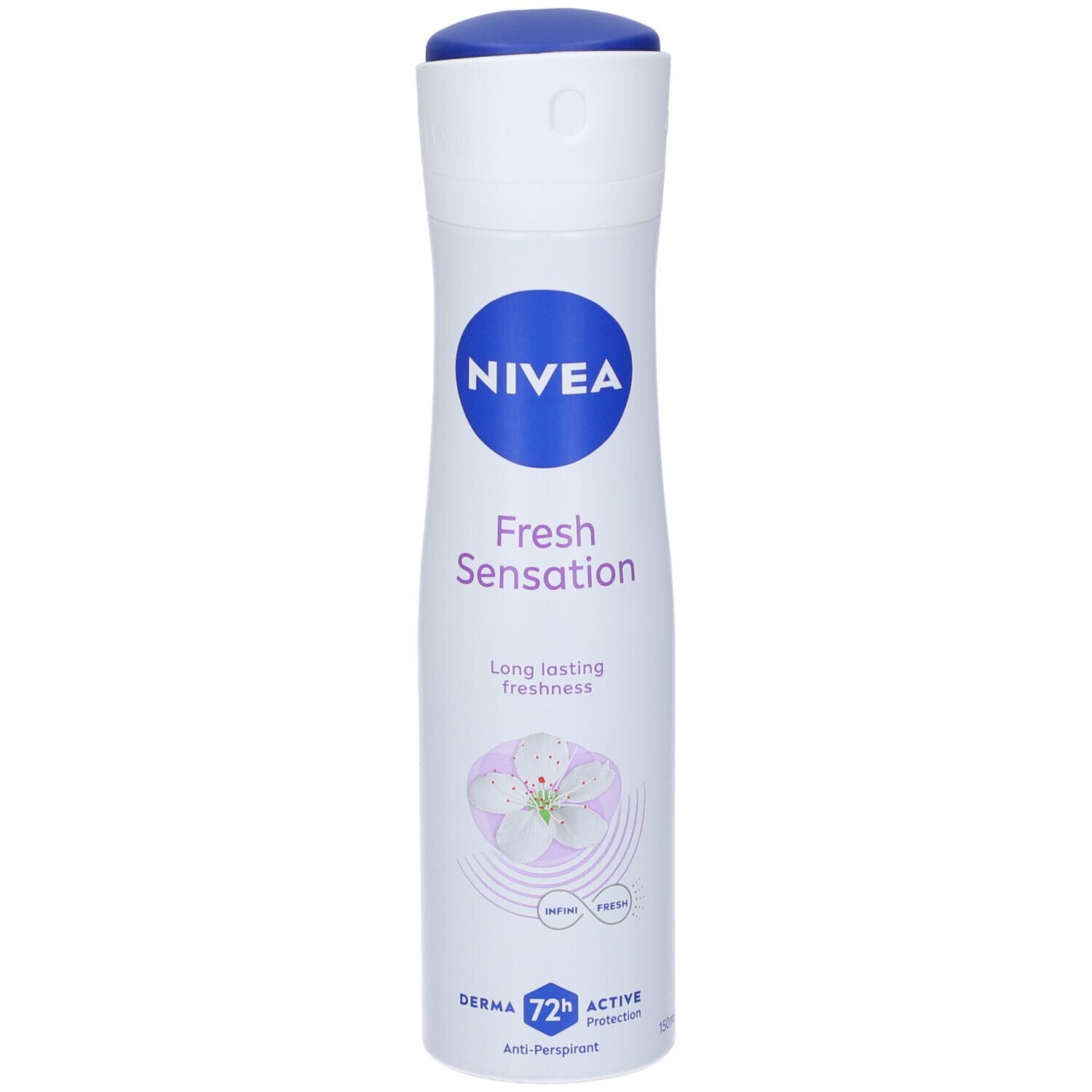 Nivea Fresh Sensation Spray 150 ml, Deodorante donna spray per una protezione fino a 72h