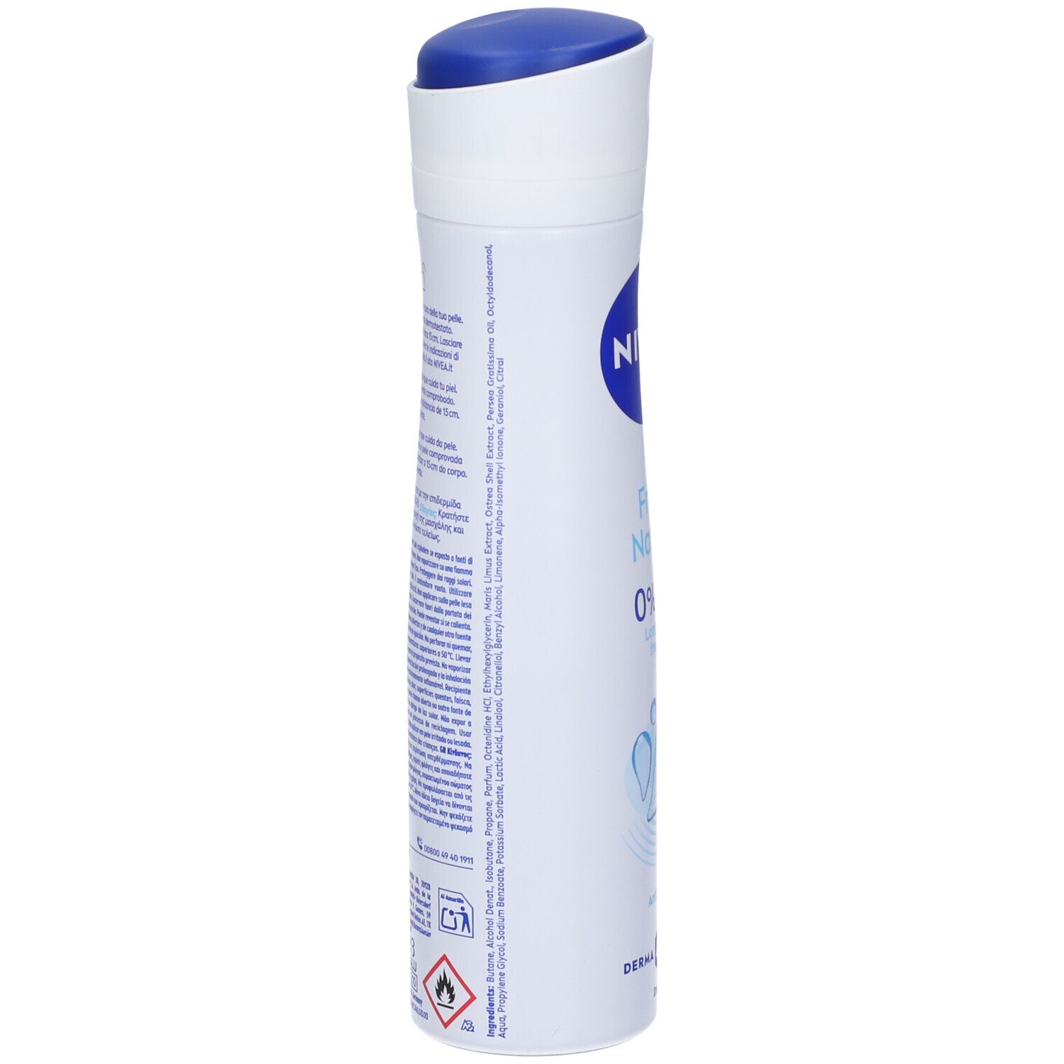 Nivea Fresh Natural Deodorante Spray 150 ml, Deodorante antitraspirante per una protezione 48h
