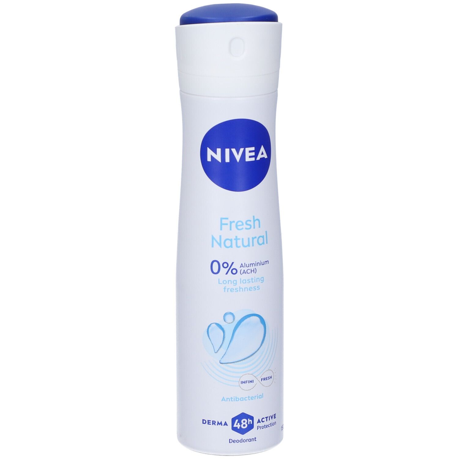 Nivea Fresh Natural Deodorante Spray 150 ml, Deodorante antitraspirante per una protezione 48h