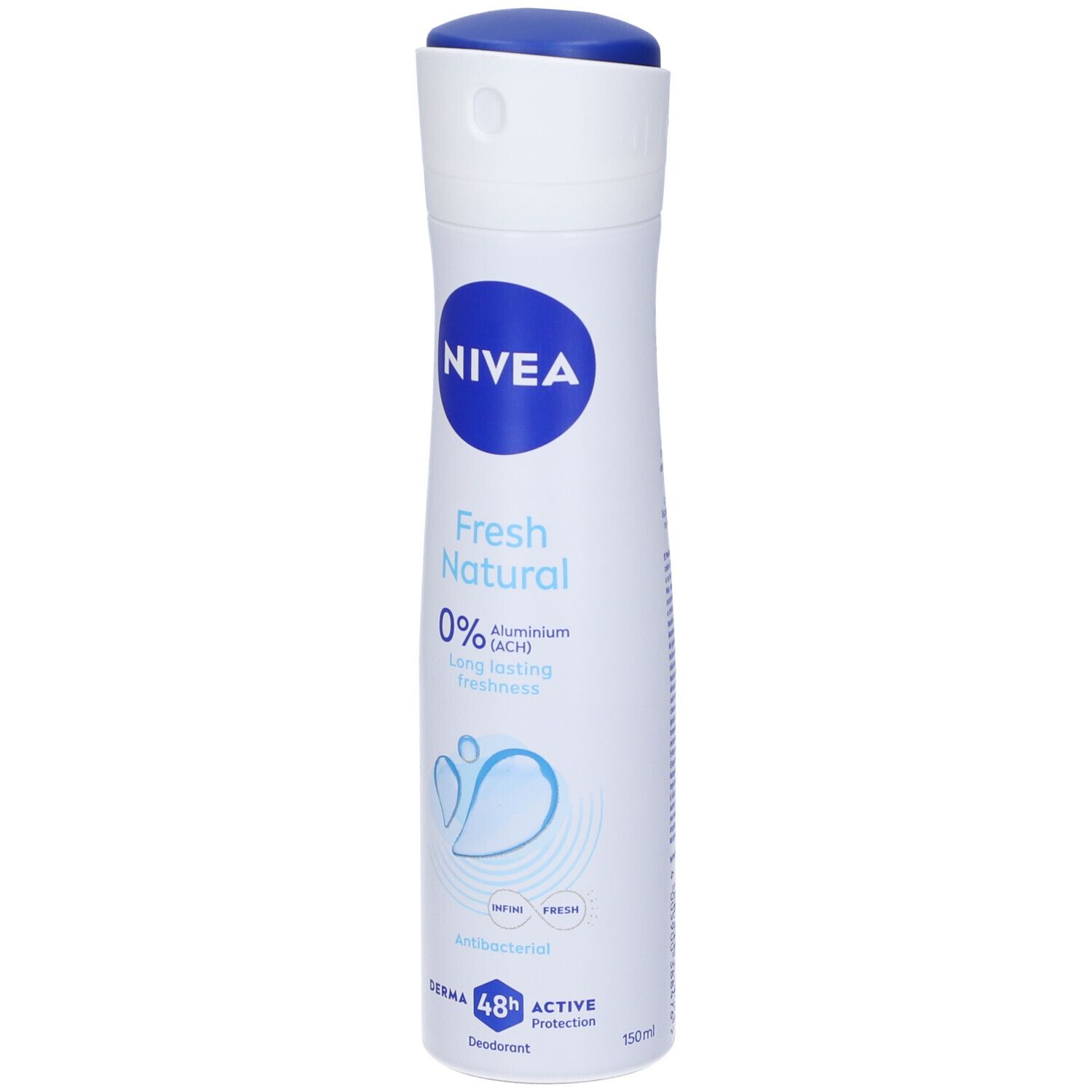 Nivea Fresh Natural Deodorante Spray 150 ml, Deodorante antitraspirante per una protezione 48h