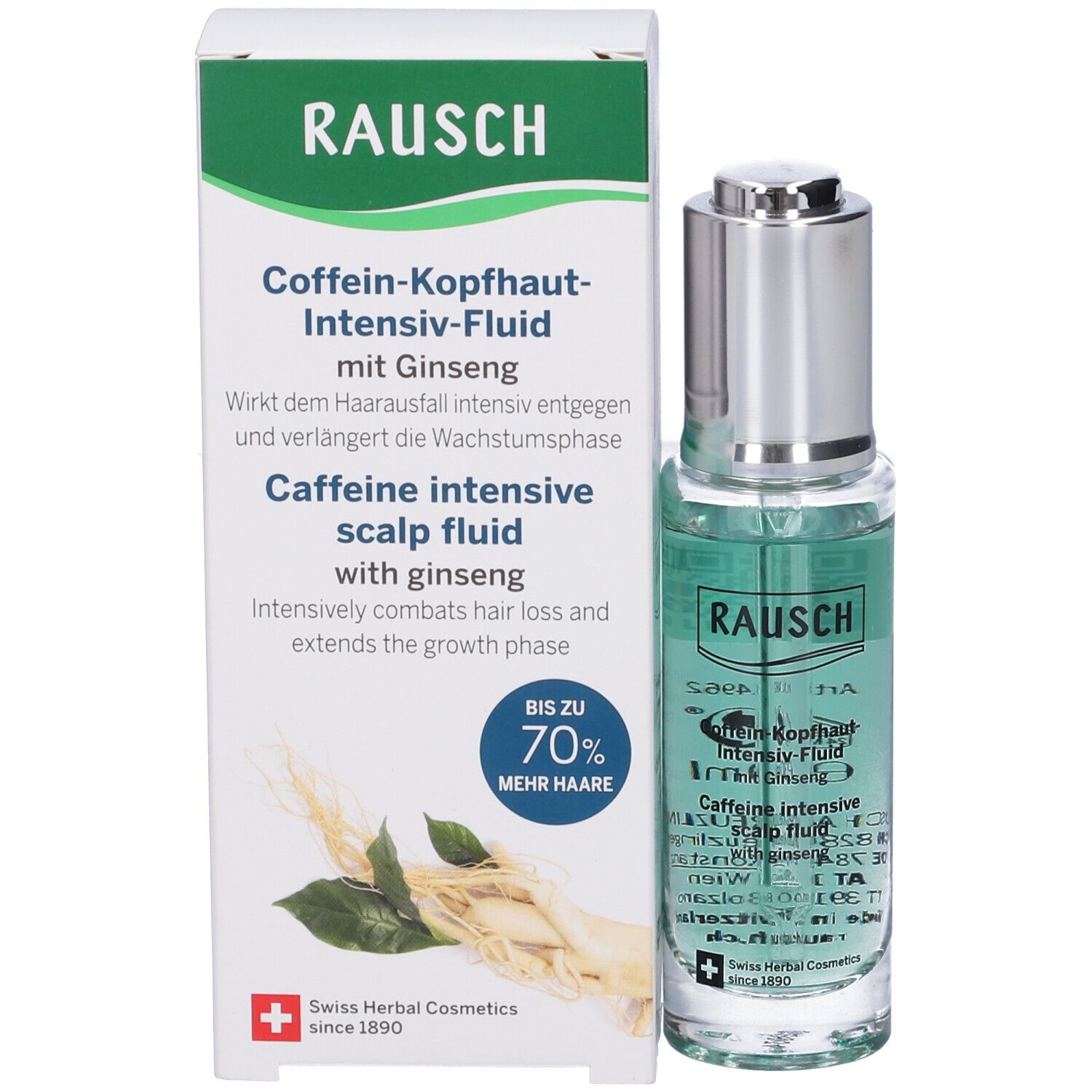 RAUSCH Fluido Intensivo Per Cuoio Capelluto Alla Caffeina Al Ginseng