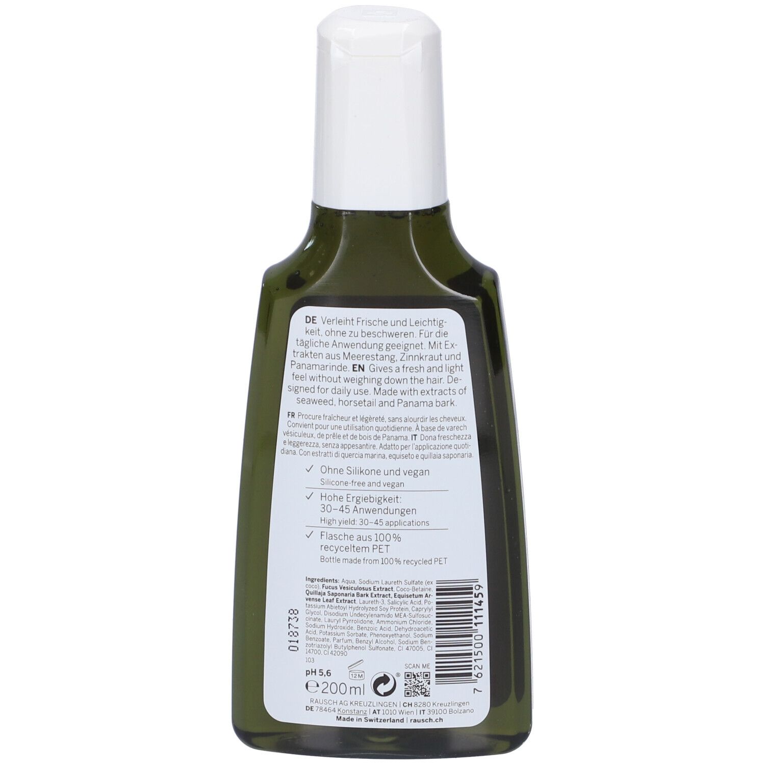 RAUSCH Shampoo Antisebo Alla Quercia Marina